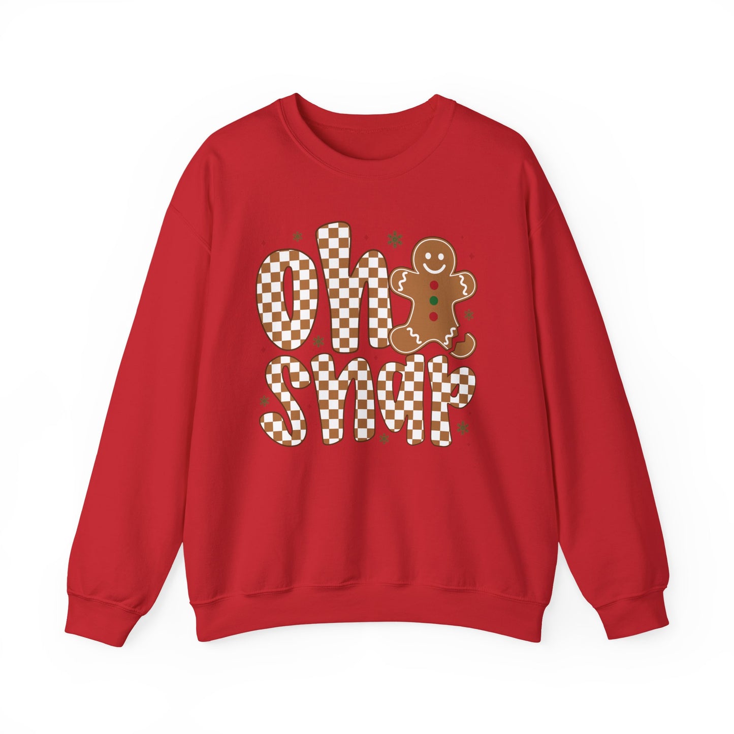 🍪✨ Oh Snap Gingerbread Crewneck – Cozy Pun for Cookie Lovers 🎄😄