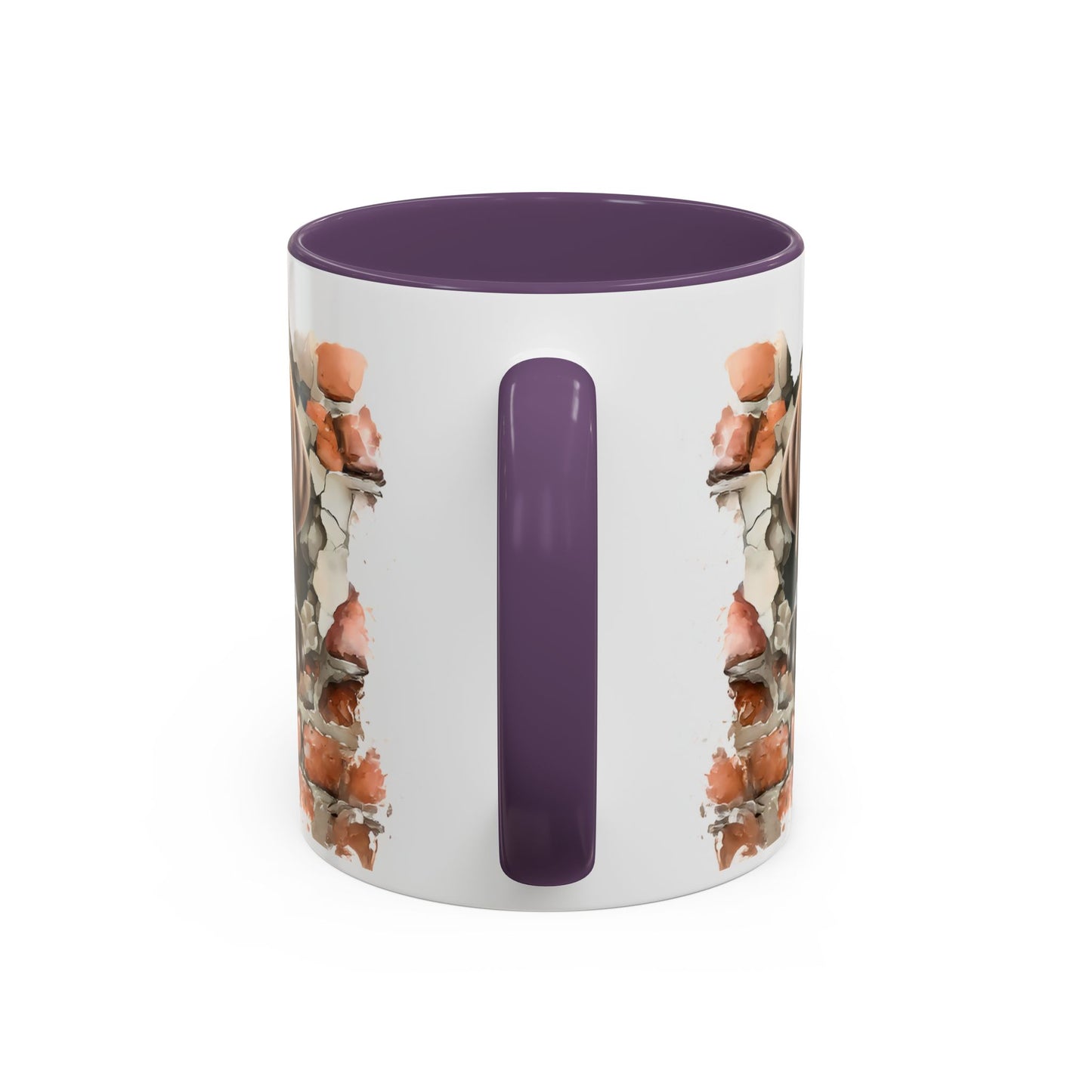 🐶🍫 Chocolate Lab Puppy Accent Mug – Sweet Brown Pup Coffee Cup ☕💛