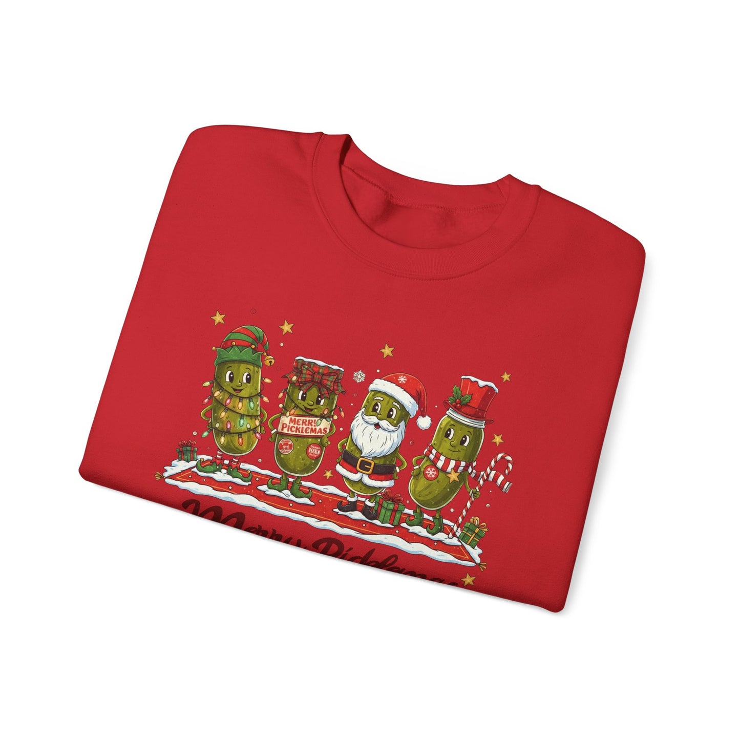 🎄🥒 Merry Picklemas Sweatshirt – Funny Holiday Dill-Lovers Gift