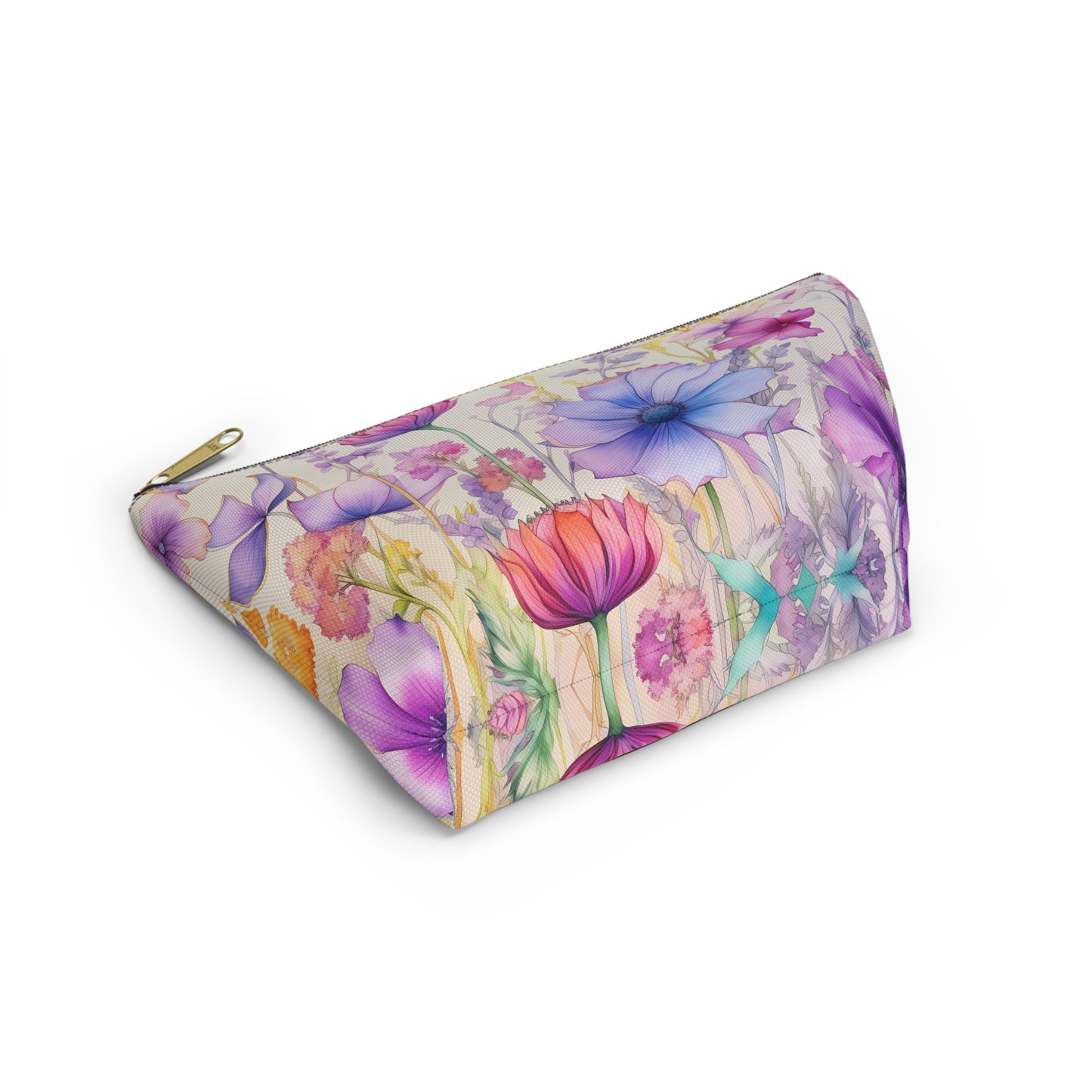 Accessory Pouch – Floral Garden Makeup Bag