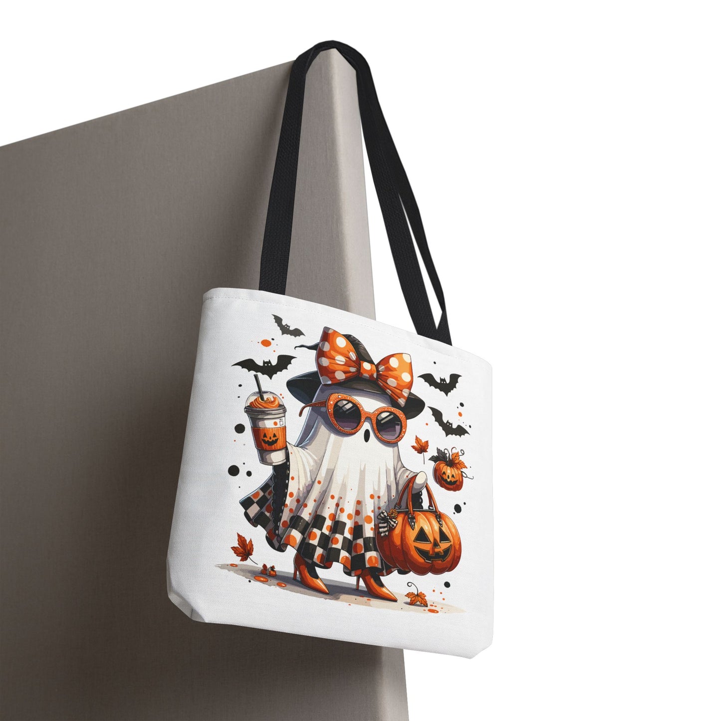 🧡 Chic Ghost Halloween Tote Bag – Sassy, Stylish & Spook-tacular 👻🎃
