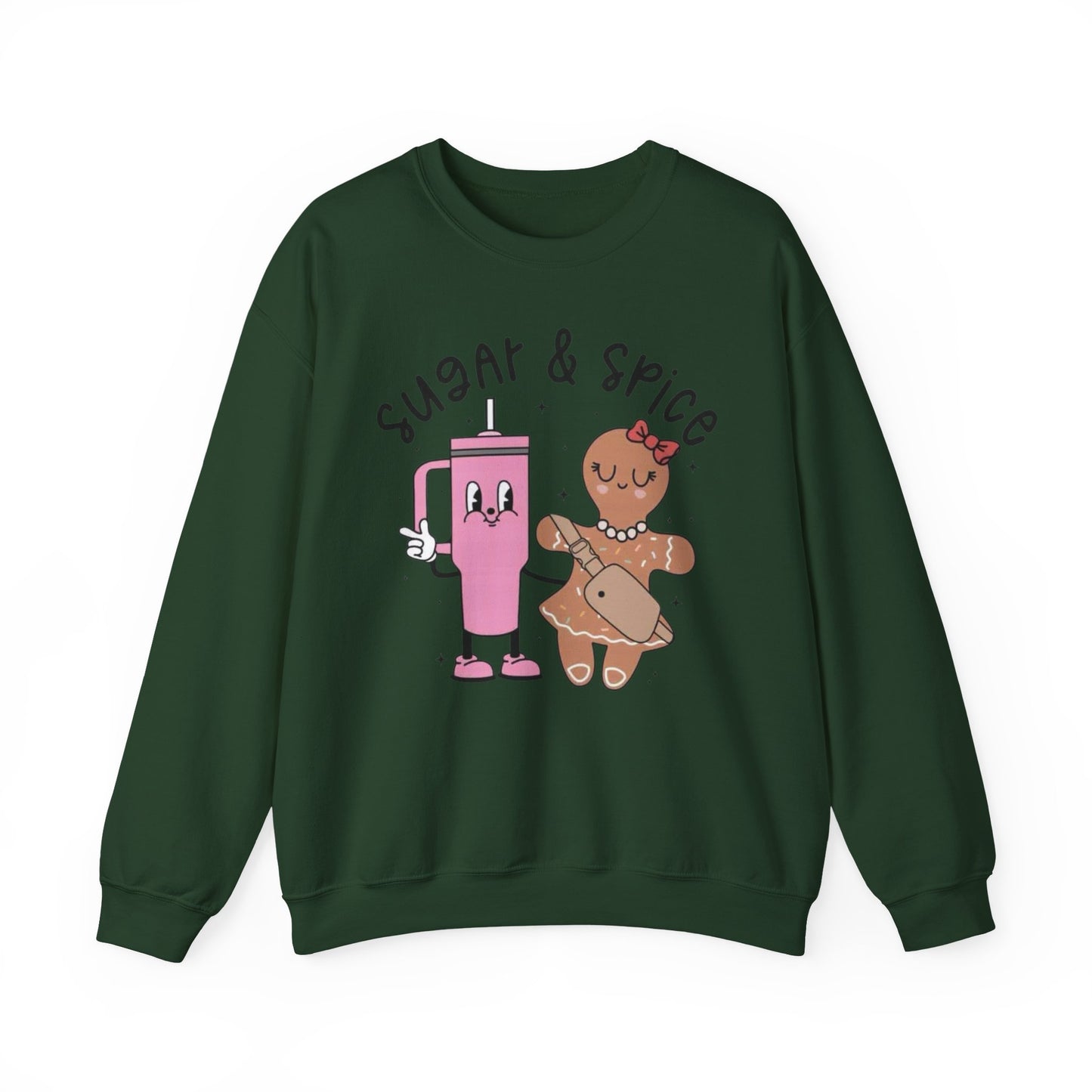 🍬✨ Sugar & Spice Sweatshirt – Sweet Gingerbread & Cozy Vibes 🎄☕