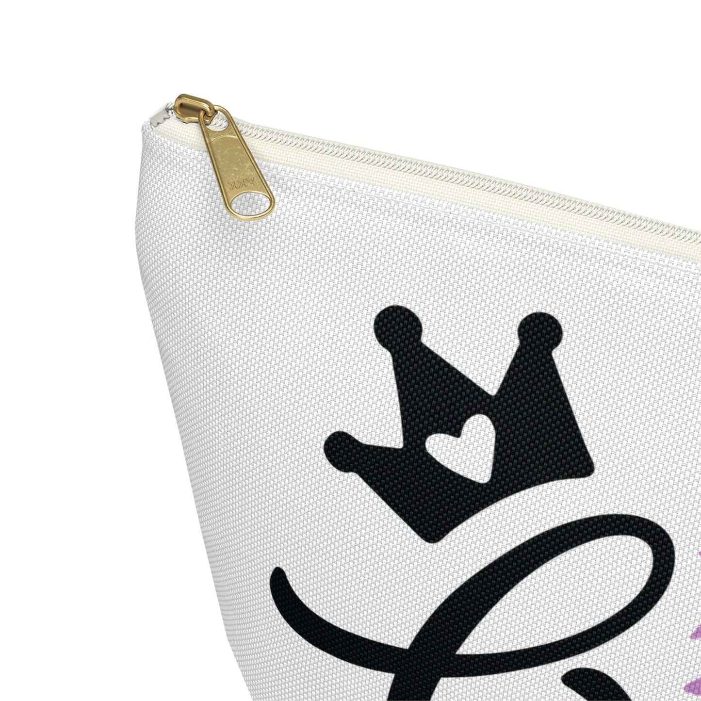 Accessory Pouch – "Makeup Queen" Purple Makeup Bag