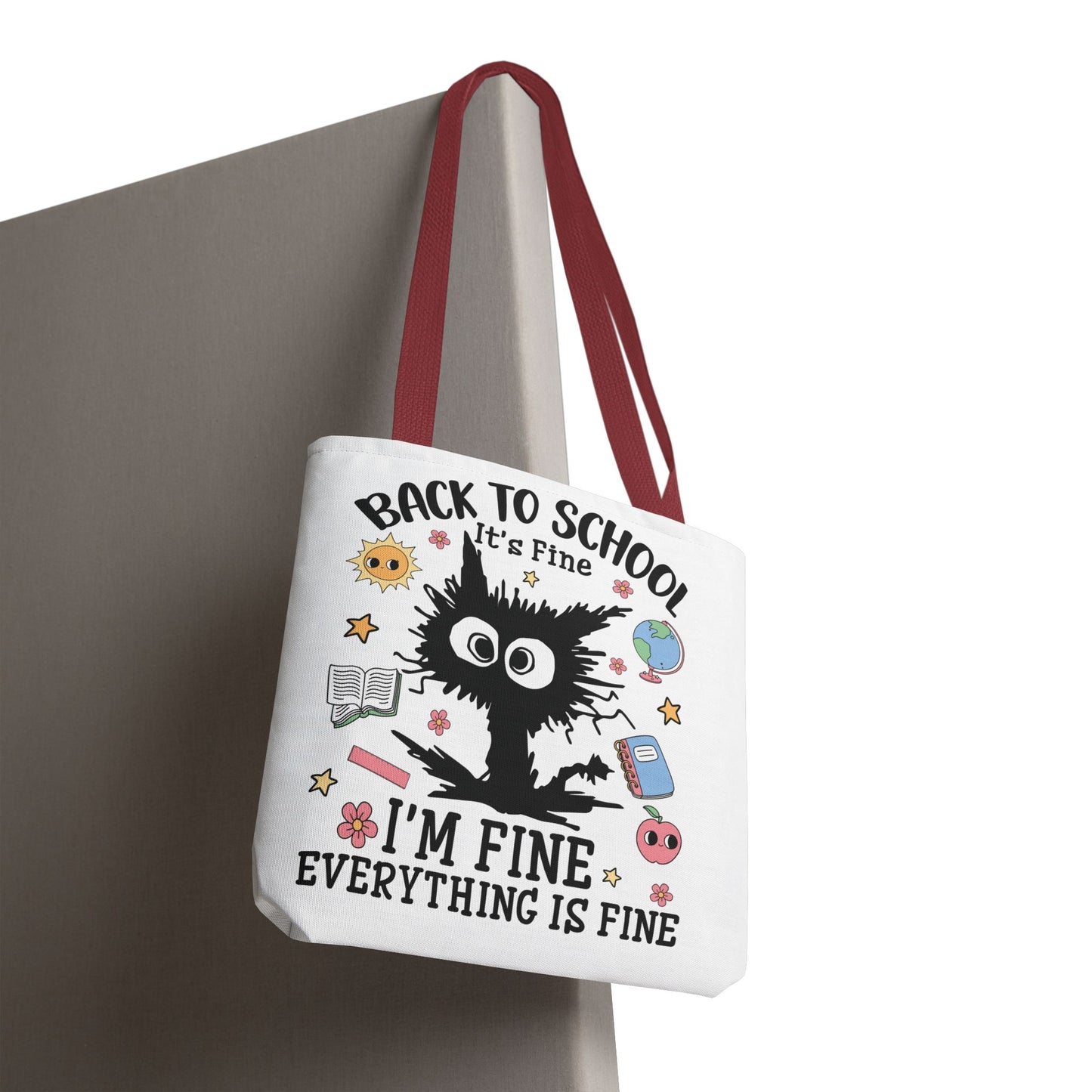 👀 I See Smart People Tote – Kawaii School Vibes with a Clever Twist 🍎