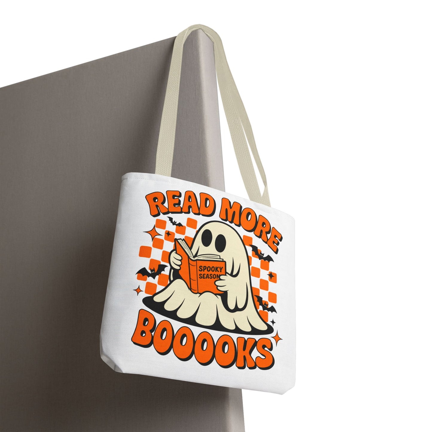 📚 Read More Booooks Halloween Tote Bag – Spooky Reads in Style 👻👜