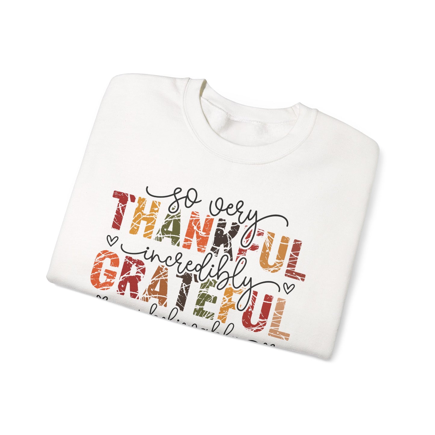🤎✨ So Very Thankful, Incredibly Grateful, Unbelievably Blessed – Cozy Fall Sweatshirt 🍂🧡