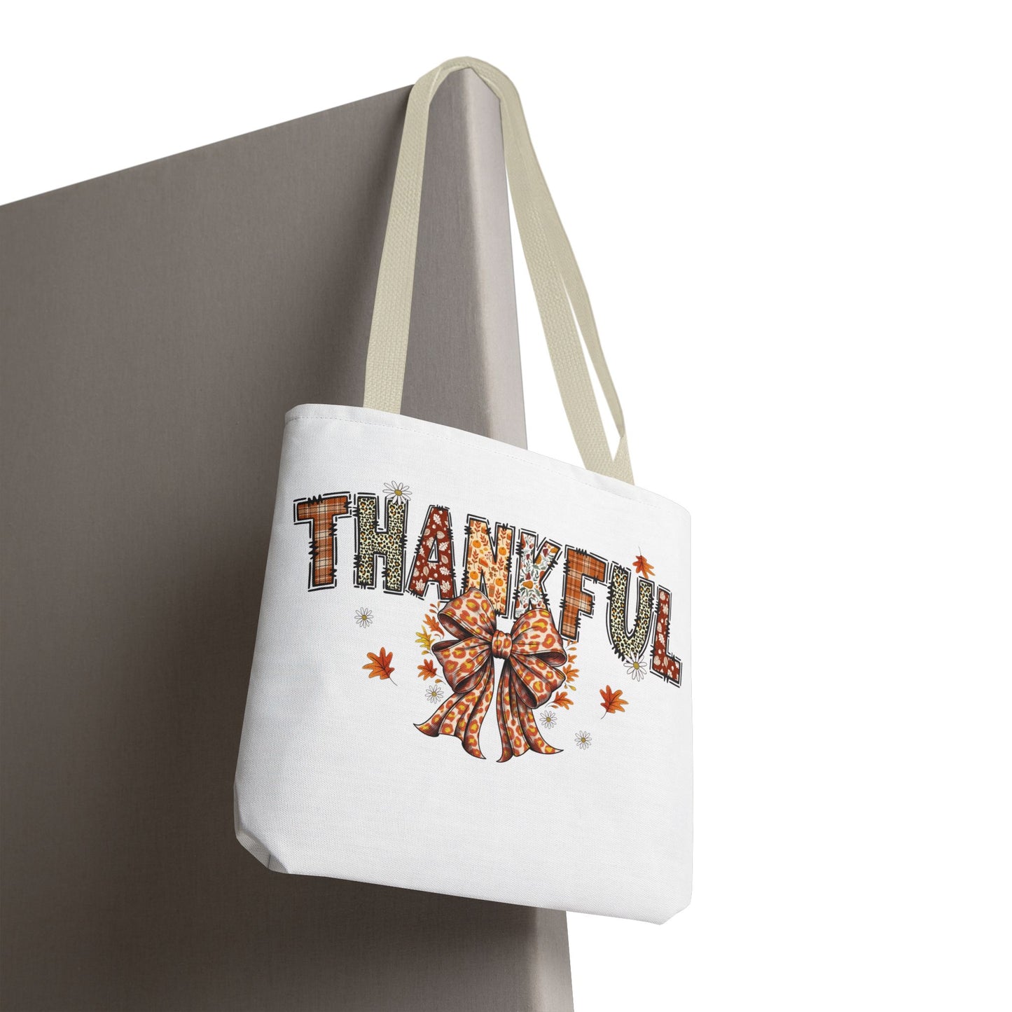 🧡 Thankful Tote Bag – Leopard Prints & Autumn Vibes in One Cozy Carryall 🍁