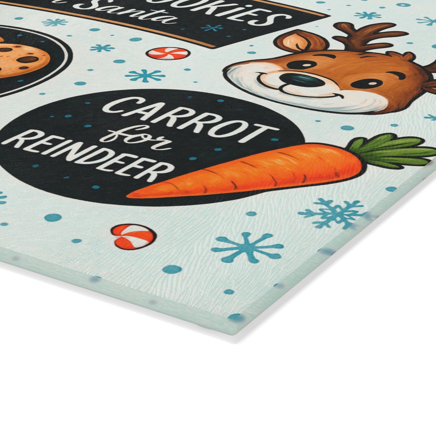 🎅🥛 Milk & Cookies for Santa Cutting Board – Holiday Eve Tradition Tray 🍪🦌