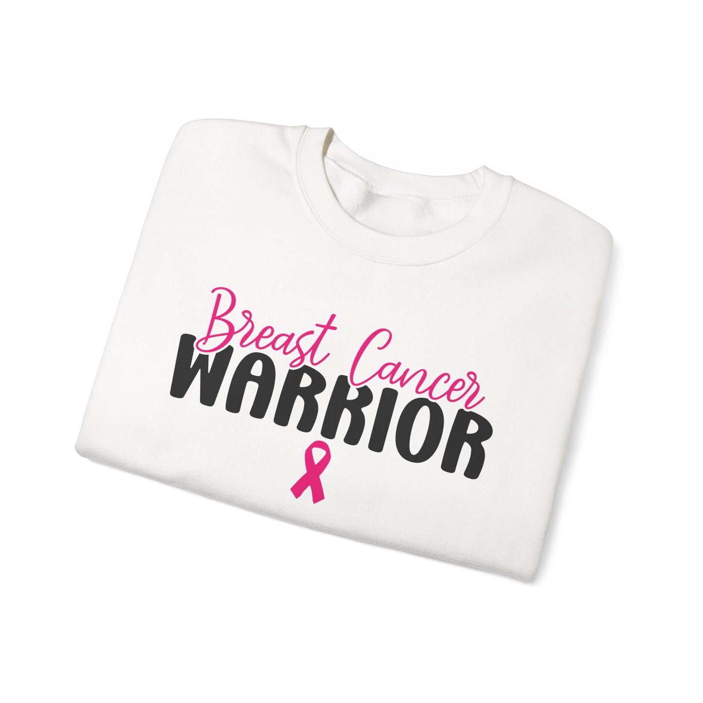 🎀💪 Breast Cancer Warrior Sweatshirt – Survivor Strength & Awareness Crewneck