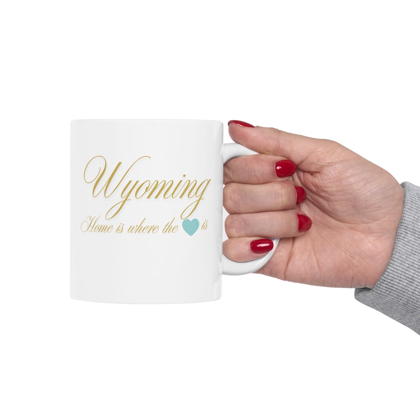 ☕ Home is Where the ❤️ Is – Wyoming Mug – Western Skies & Warm Sips 🤠