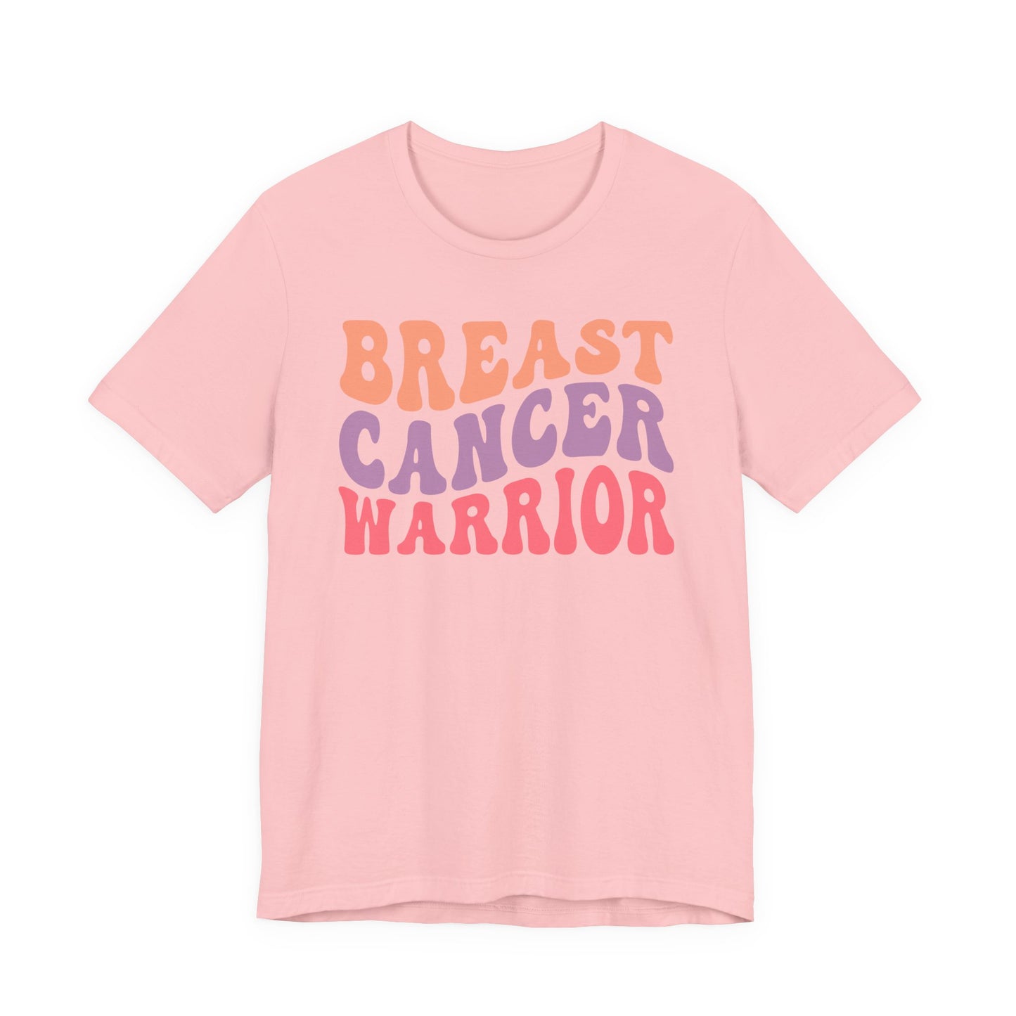 🎗️💪 Breast Cancer Warrior T-Shirt – Bold Retro Awareness Tee for Strength & Support 🌸