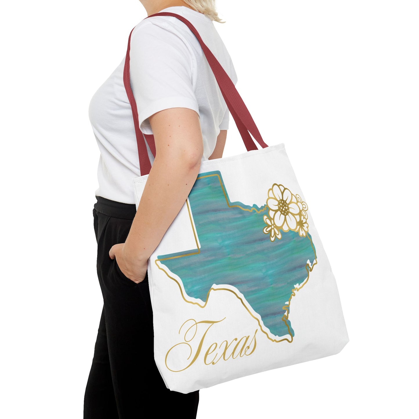 🎨 Texas State Floral Tote Bag – Elegant, Practical & Southern Charm 🌸