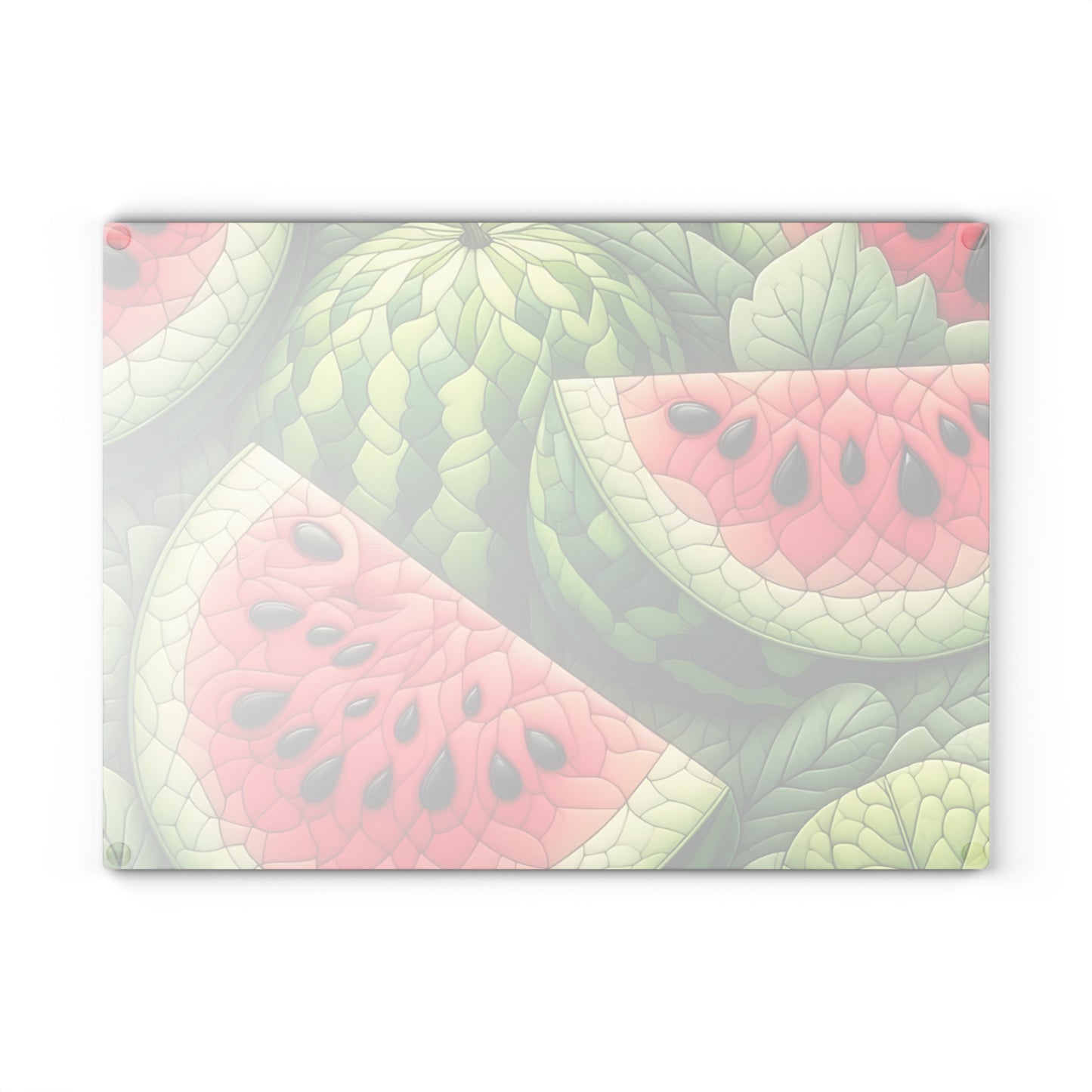 🍉 Juicy Watermelon Glass Cutting Board – Sweet Summer Kitchen Vibes