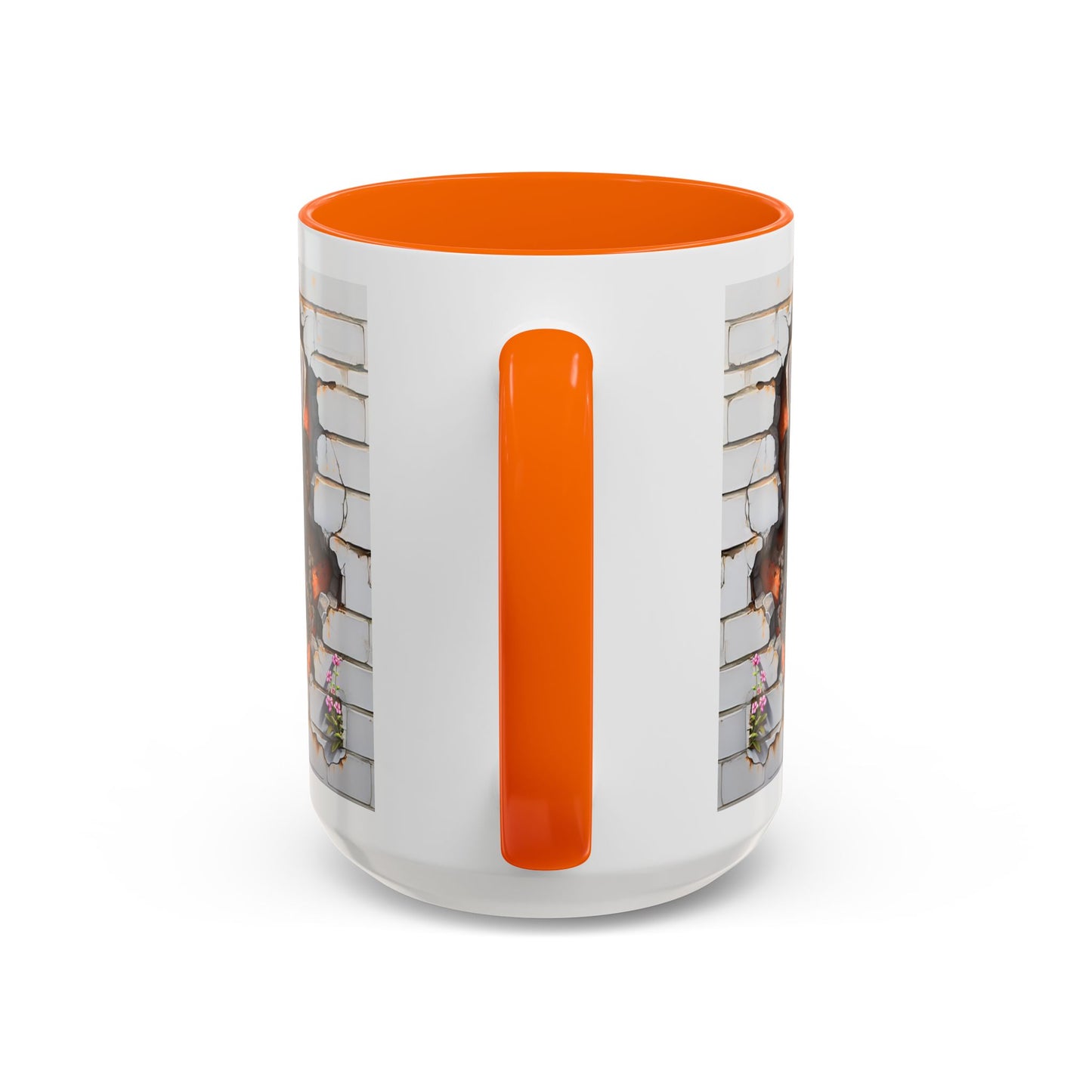 🎀🐶 Schnauzer Puppy Accent Mug – Cute Peek-Through Dog Design for Animal Lovers ☕💖