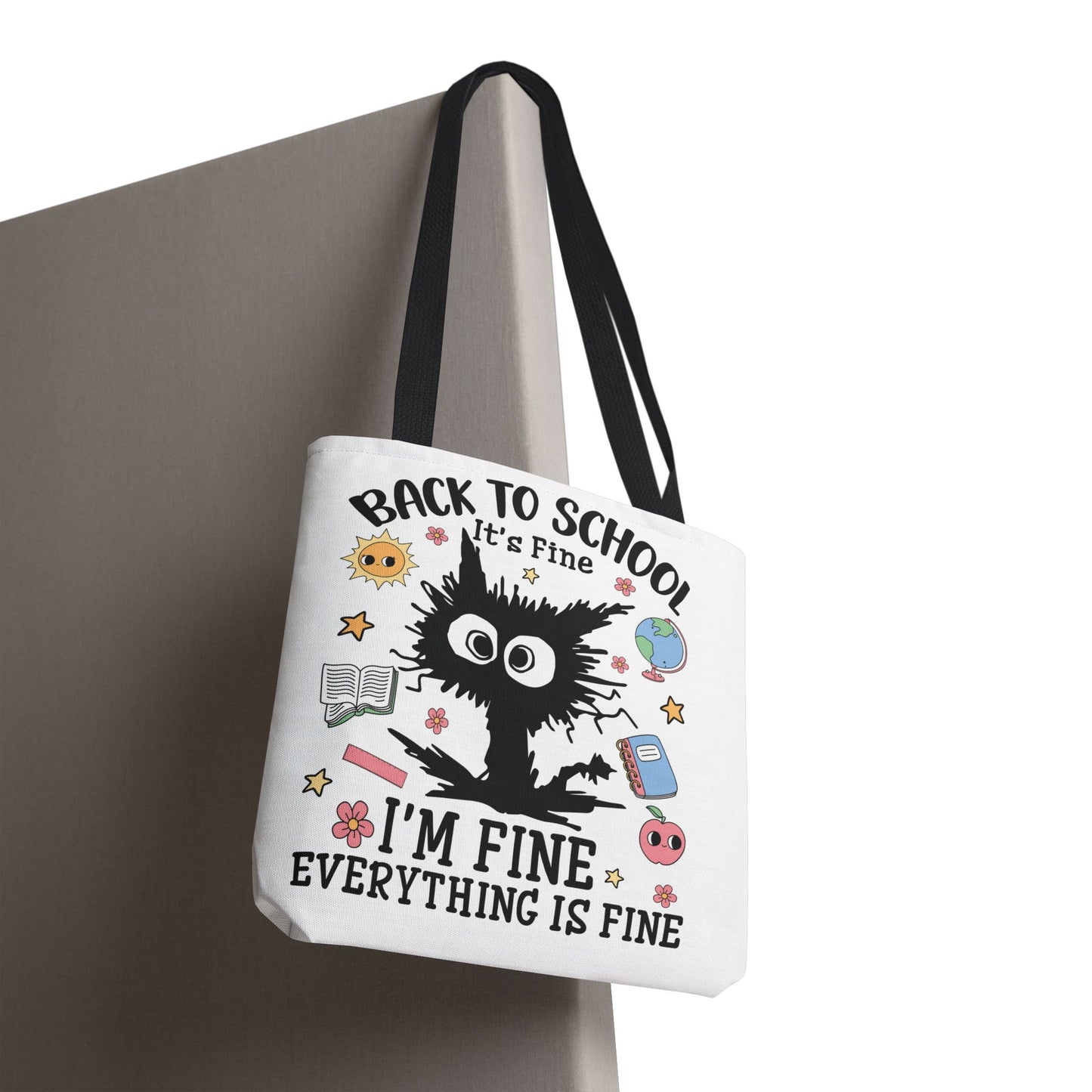 👀 I See Smart People Tote – Kawaii School Vibes with a Clever Twist 🍎