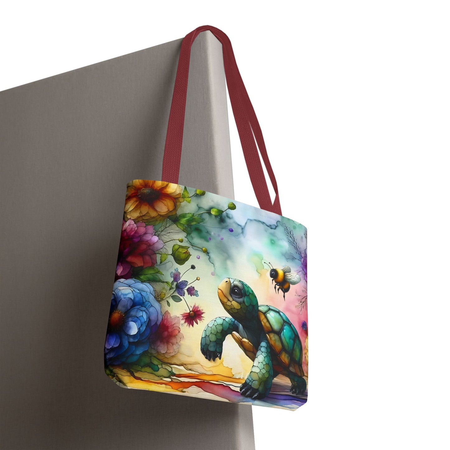 Bolsa de mano - Diseño de tortugas coloridas