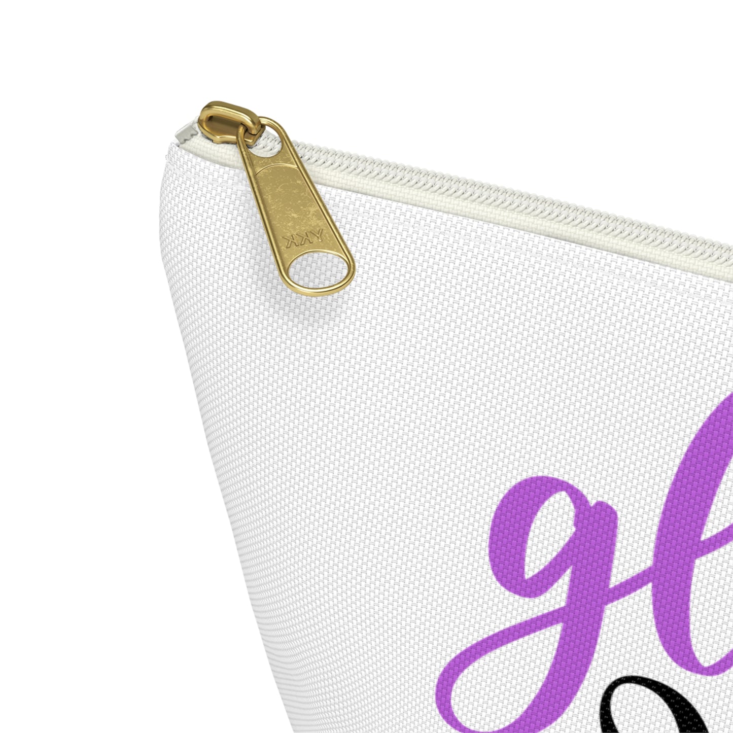 Accessory Pouch – "Gloss Boss" Purple Makeup Bag