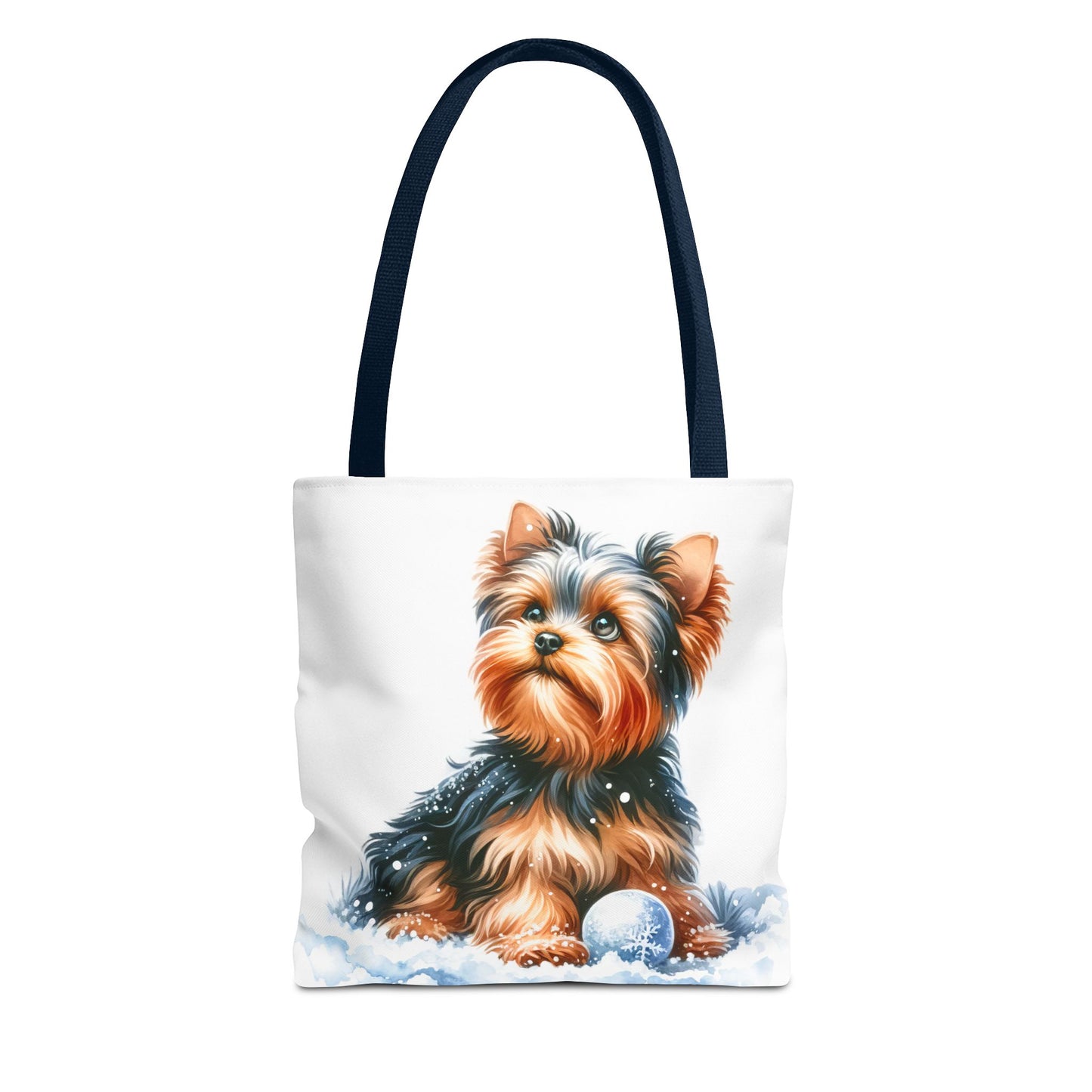 ❄️ Yorkie in Snow Tote Bag – Winter Cuteness with a Side of Sass 🐾👜