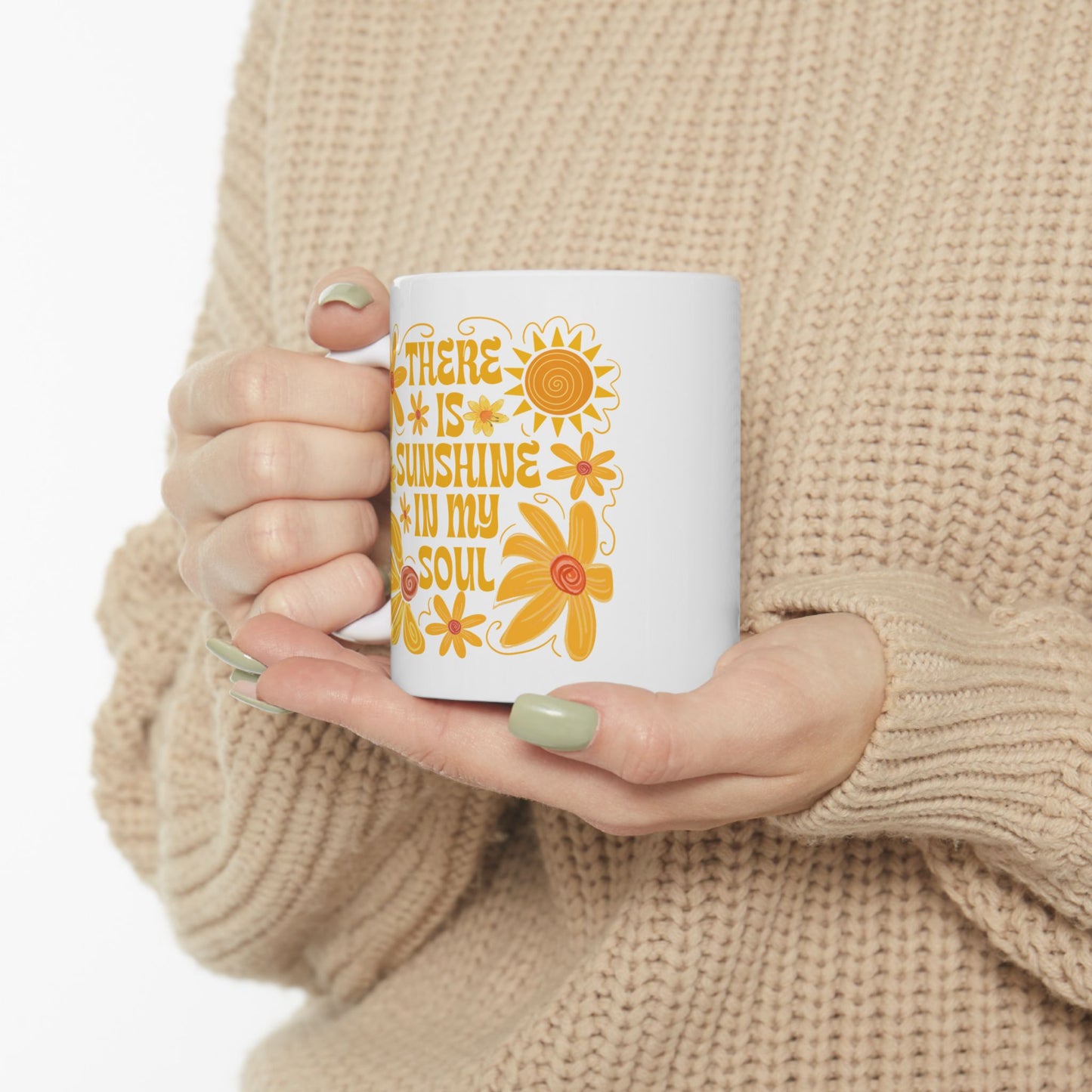 🌞 Sunshine in My Soul Mug – A Bright Start to Your Day! 🌻