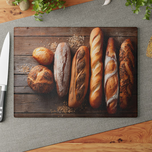 🥖✨ Rustic Baguette & Artisan Bread Cutting Board – Farmhouse Charm for Your Kitchen 🍞