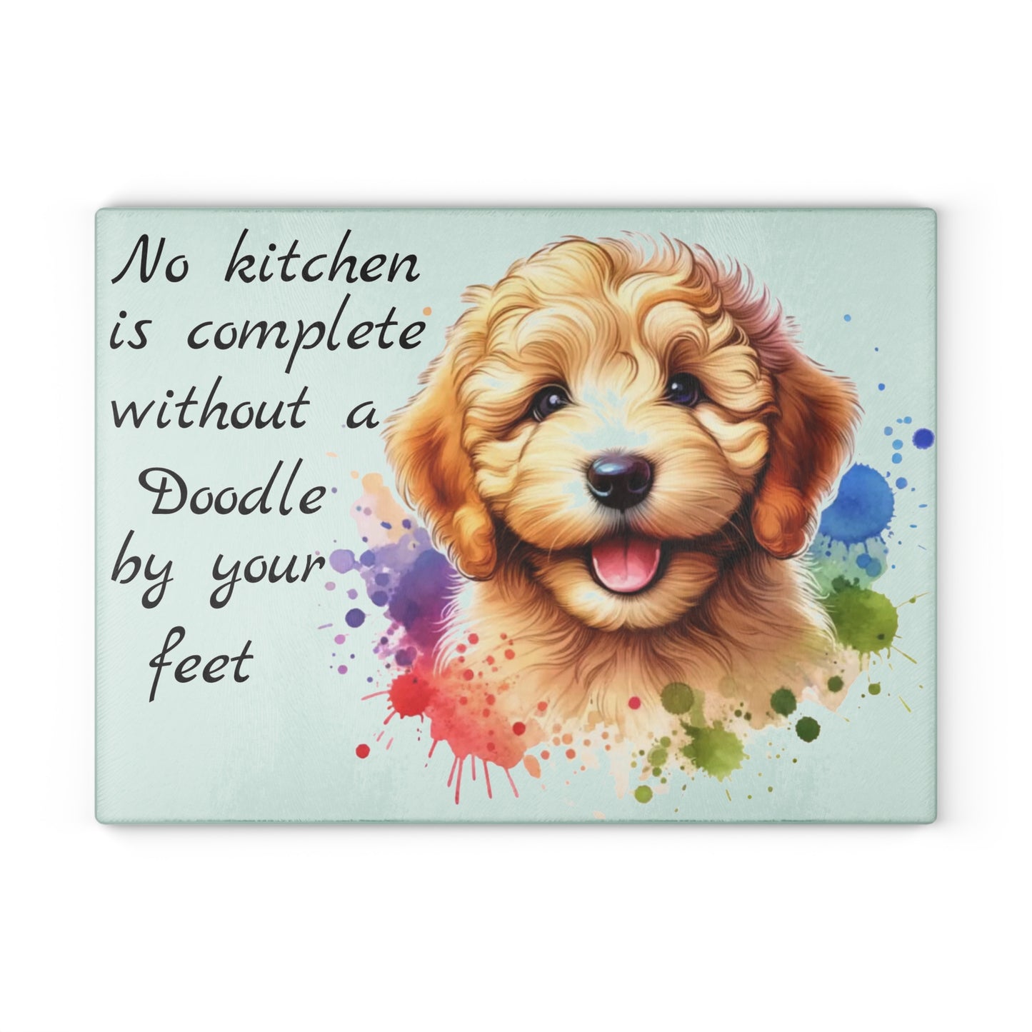 Tabla de cortar Goldendoodle, tabla de cortar Doodle, regalo Goldendoodle, regalo Doodle, me encantan los Goldendoodles, regalos para amantes de los perros, tabla de charcutería