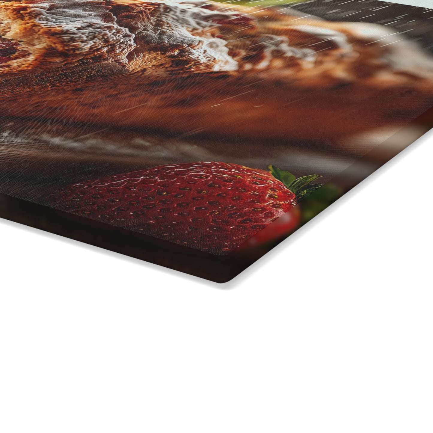 🍓✨ Strawberry Bread Rustic Cutting Board – Sweet Charm for Your Kitchen 🍞