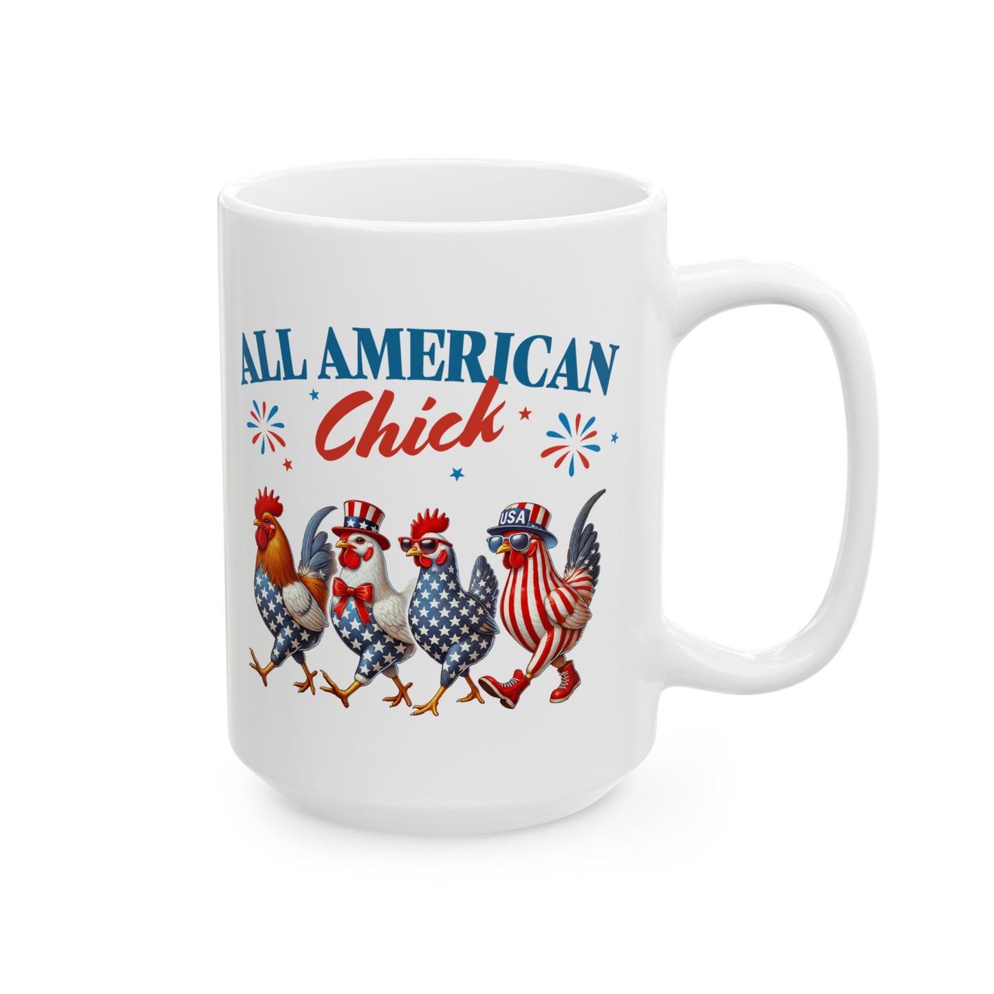 USA All American Chick – 4th of July Mug