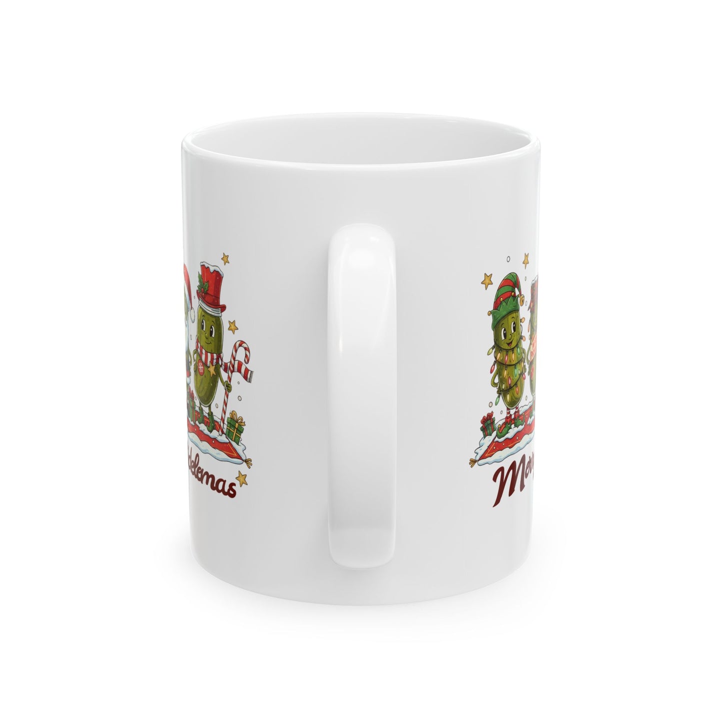 🥒🎄 Merry Picklemas – Festive Christmas Pickle Cup ✨☕