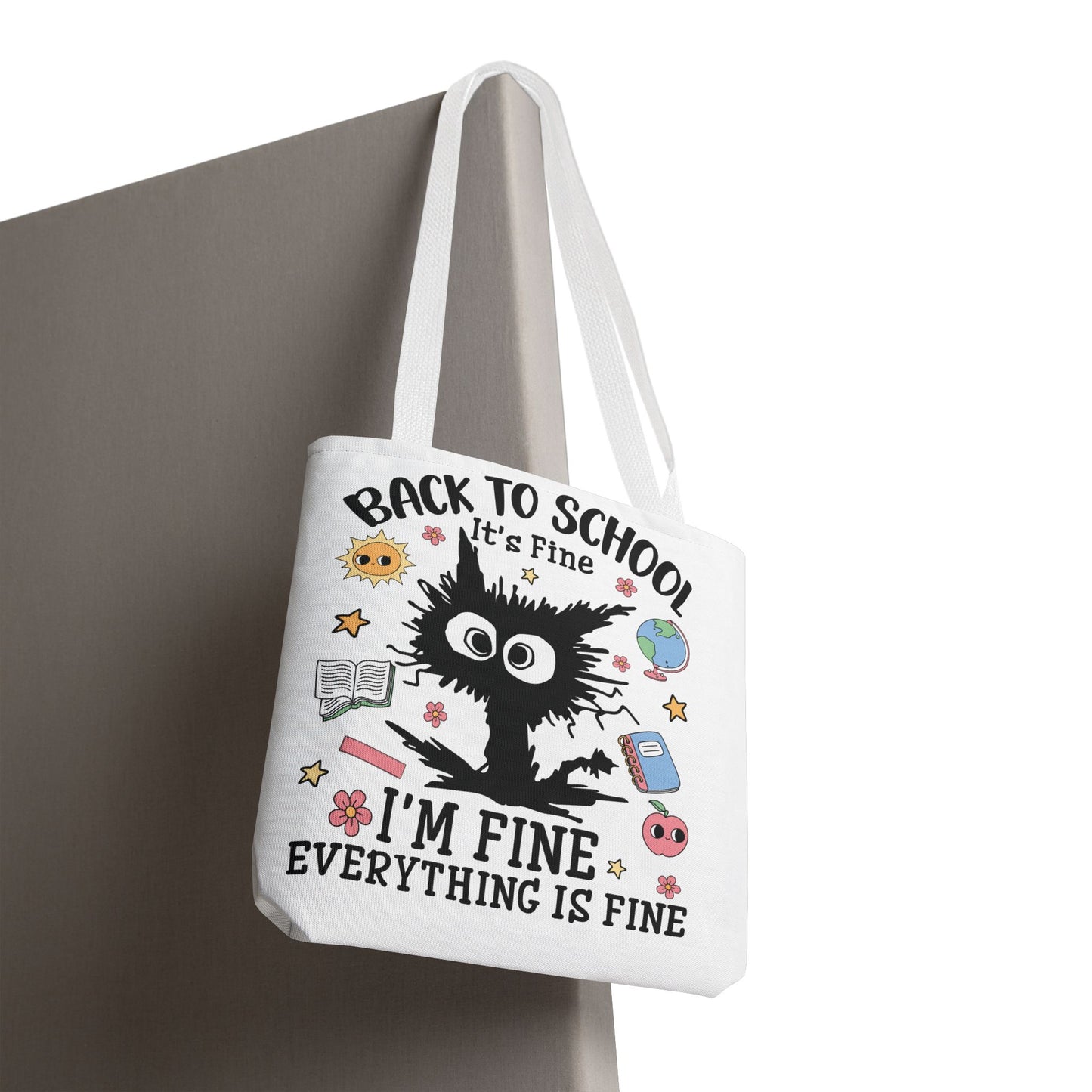 👀 I See Smart People Tote – Kawaii School Vibes with a Clever Twist 🍎