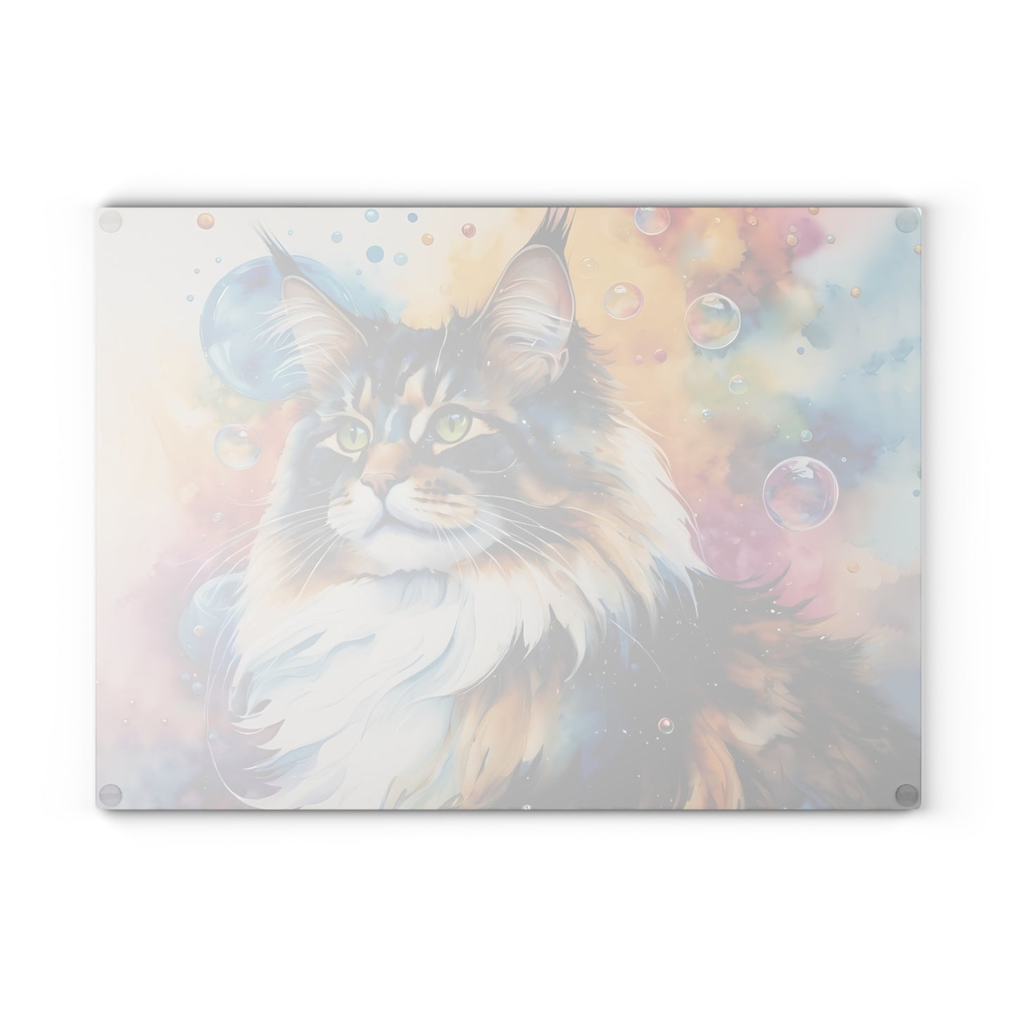 🐱🌈 Bubble Cat Cutting Board – Whiskers, Wonder & Kitchen Charm 🫧