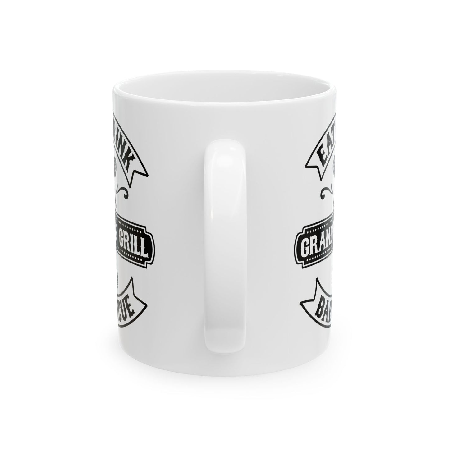 🍖☕ Eat Drink Barbeque – Grandpa's Grill Coffee Mug (11oz & 15oz) ☕🍖