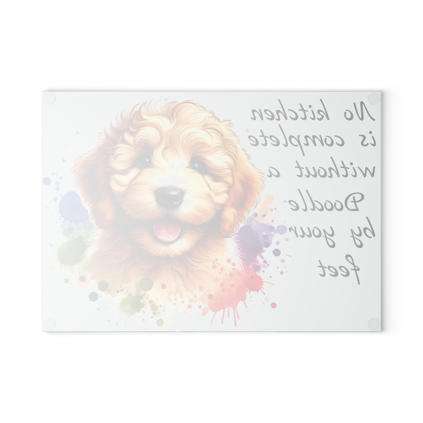 Tabla de cortar Goldendoodle, tabla de cortar Doodle, regalo Goldendoodle, regalo Doodle, me encantan los Goldendoodles, regalos para amantes de los perros, tabla de charcutería