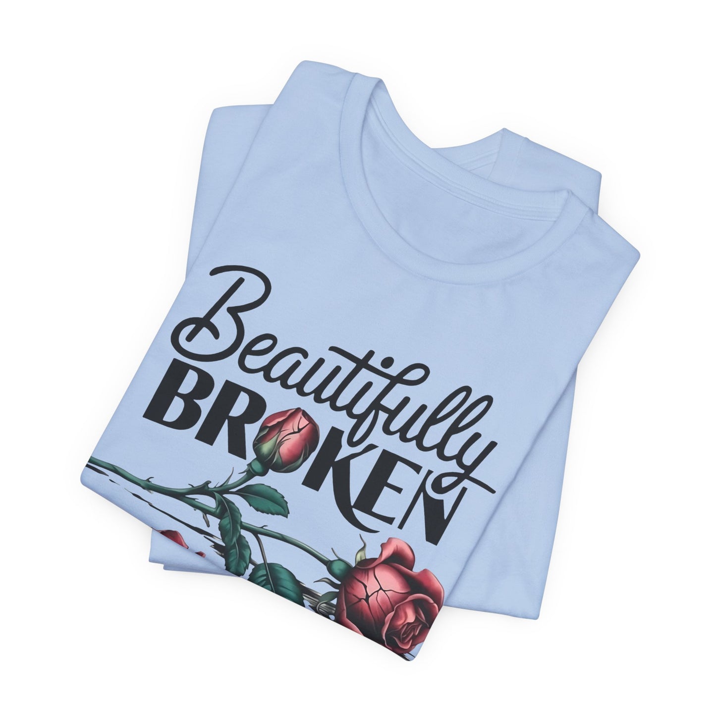 Camiseta Rosa “Beautifully Broken”: una camiseta empoderante con una elegancia suave