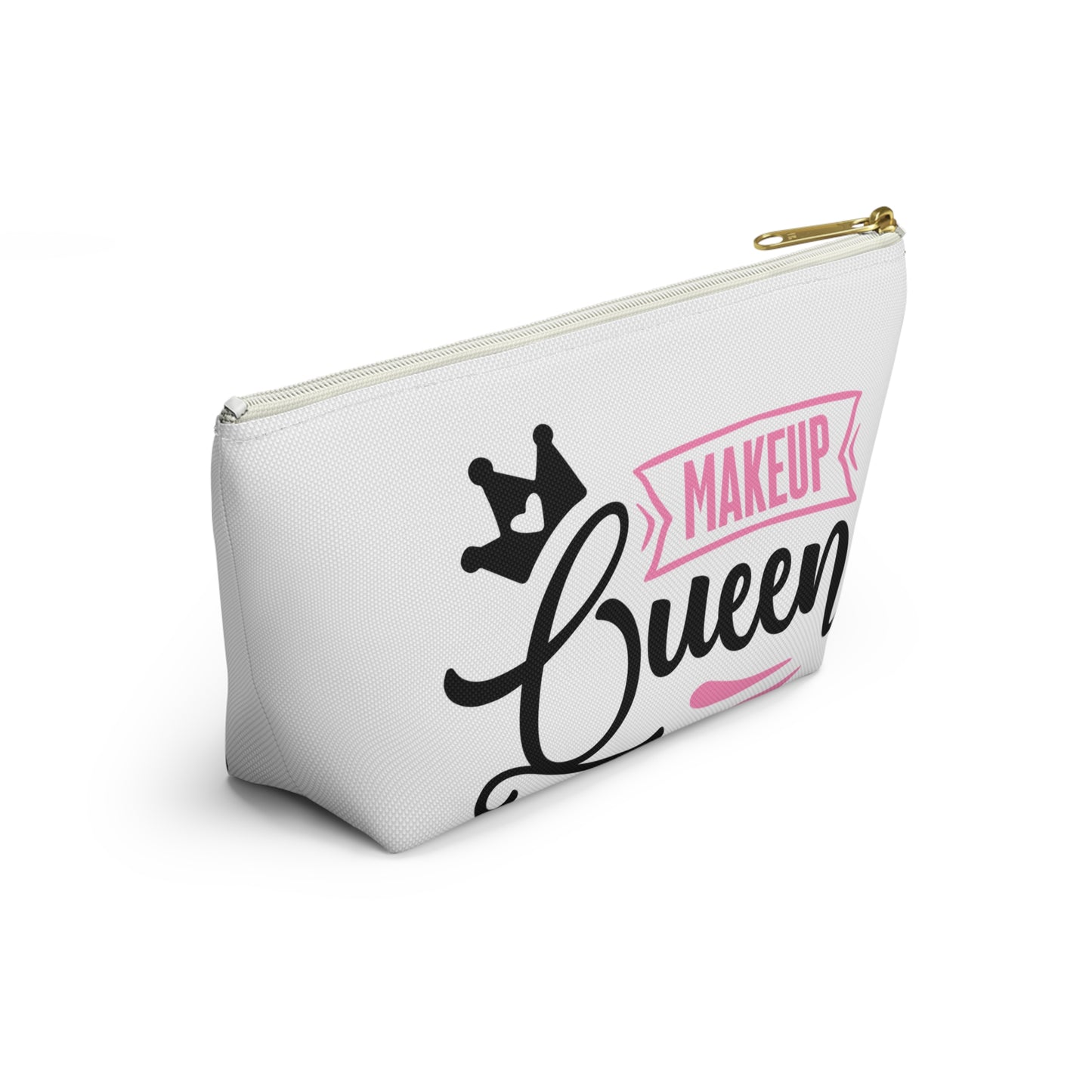 Accessory Pouch – "Makeup Queen" Pink Makeup Bag