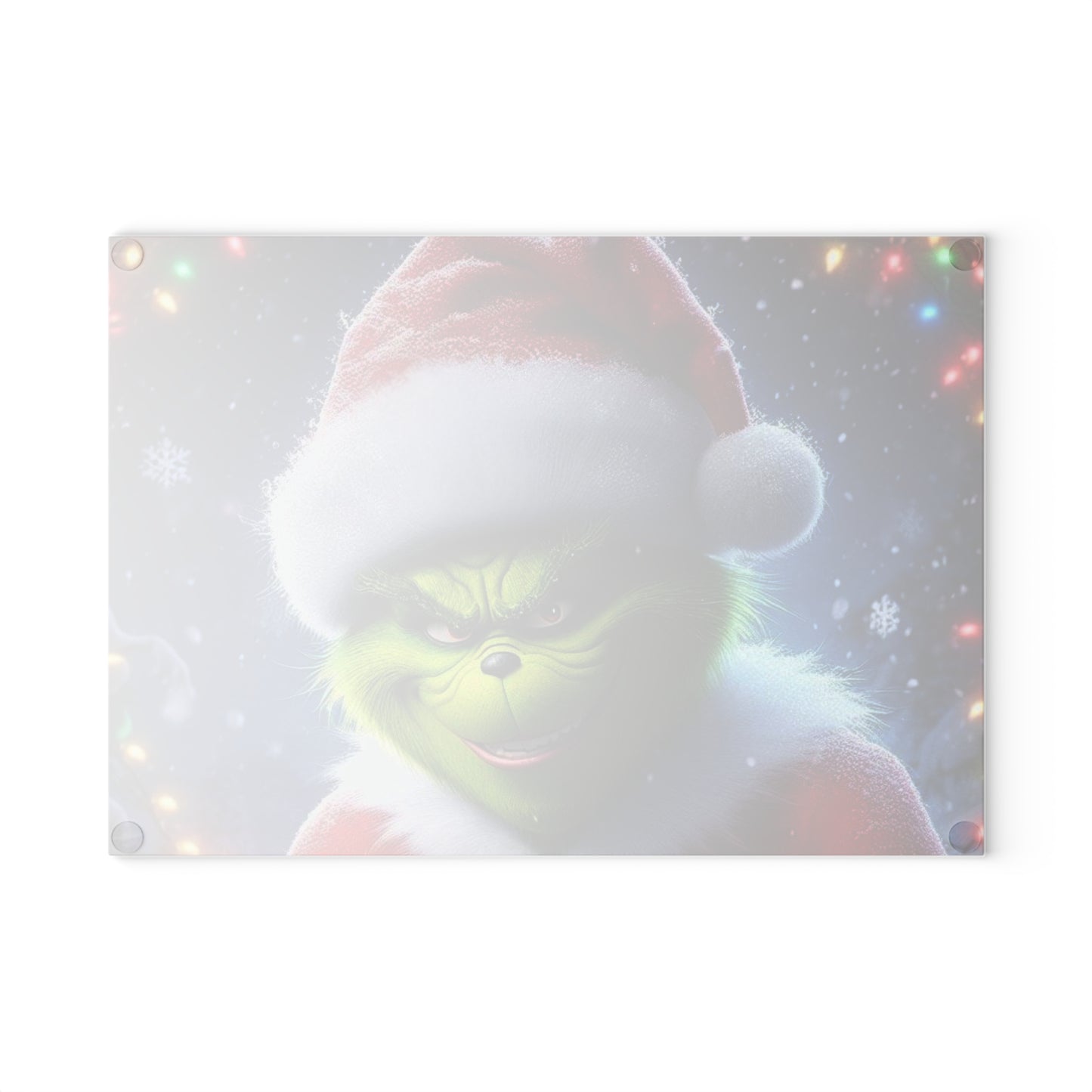 Sassy Green Christmas Cutting Board – Festive Mischief Meets Kitchen Fun!