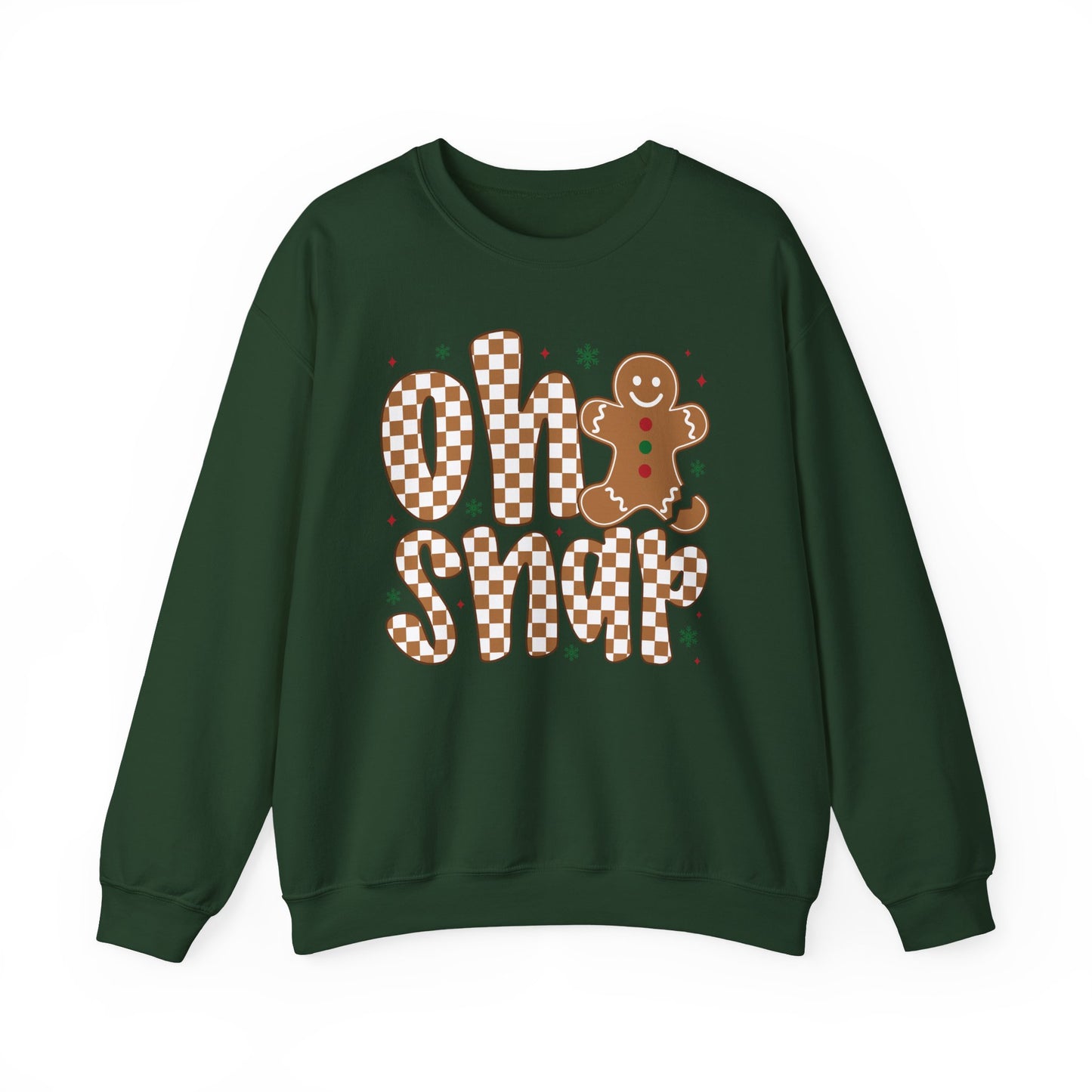 🍪✨ Oh Snap Gingerbread Crewneck – Cozy Pun for Cookie Lovers 🎄😄