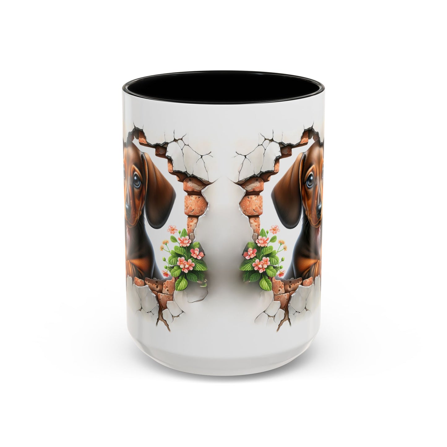 🐾🌭 Dachshund Puppy Accent Mug – Adorable Doxie Coffee Cup ☕❤️