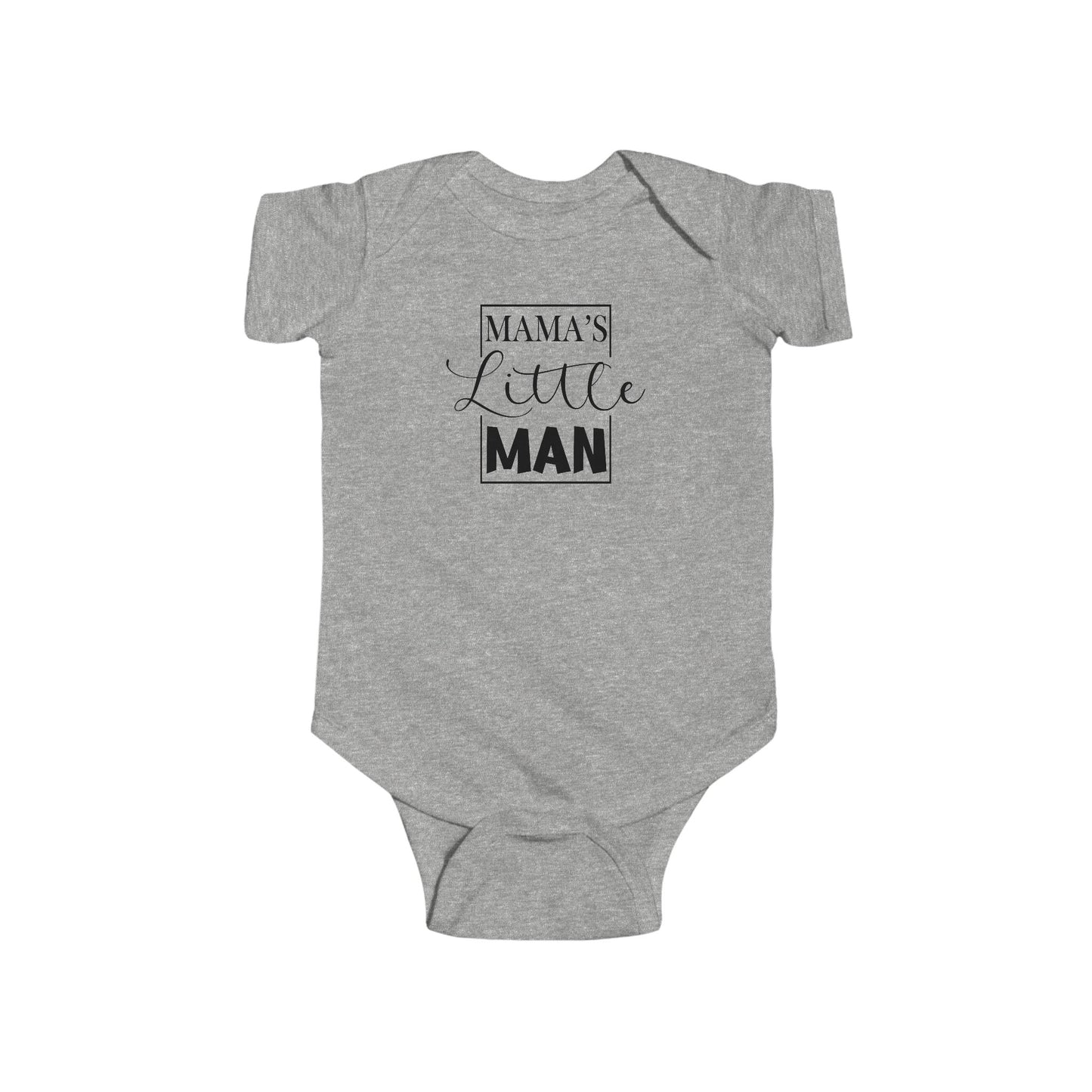 “Mama’s Little Man” Baby Onesie – Soft Cotton Infant Bodysuit for Boys