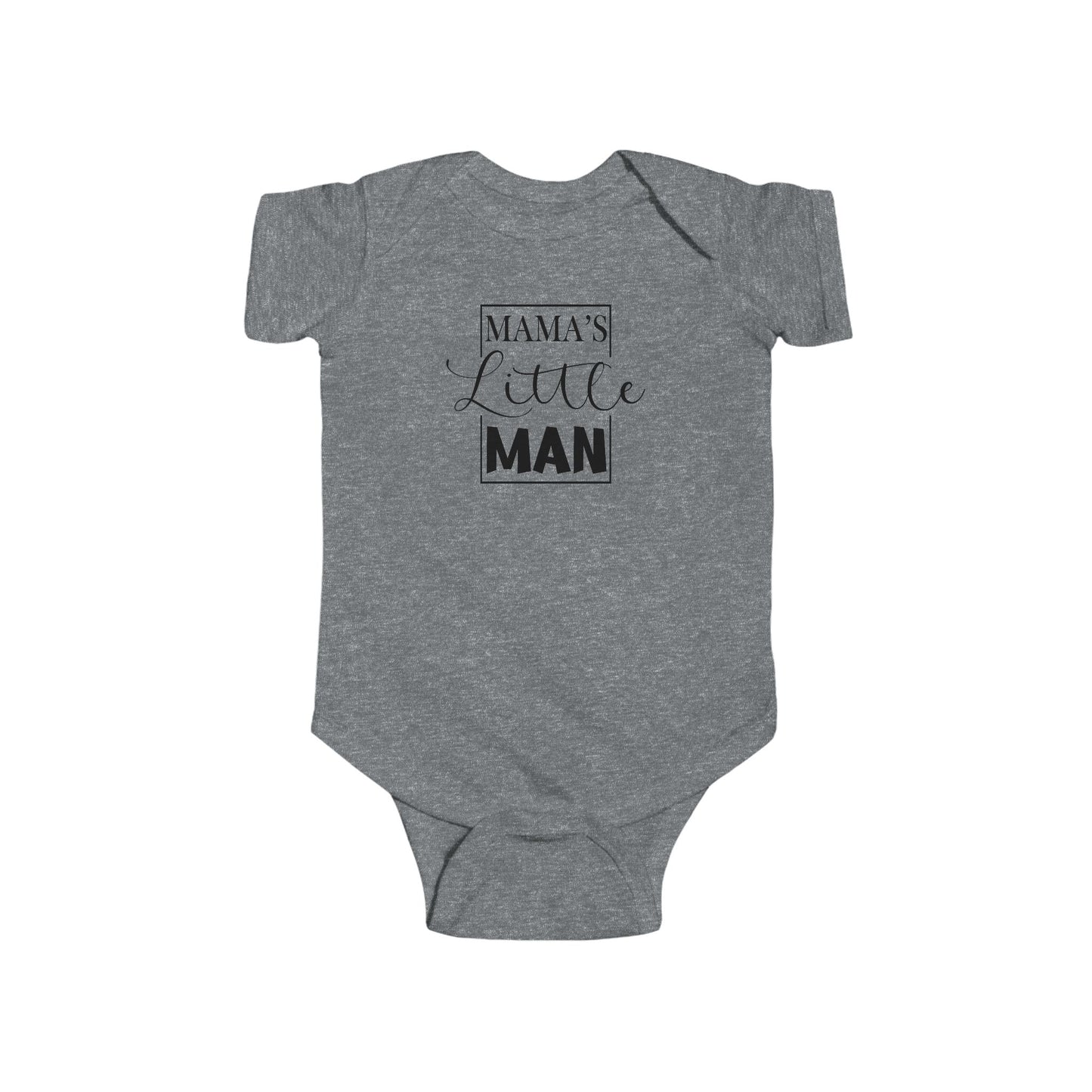 “Mama’s Little Man” Baby Onesie – Soft Cotton Infant Bodysuit for Boys