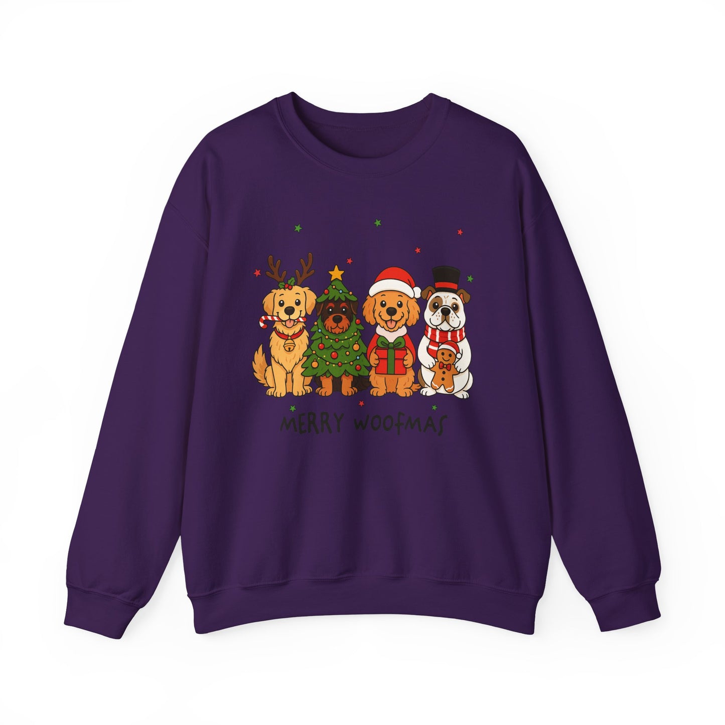 🐶🎄 Merry Woofmas Sweatshirt – Festive Dog Lovers Holiday Crewneck