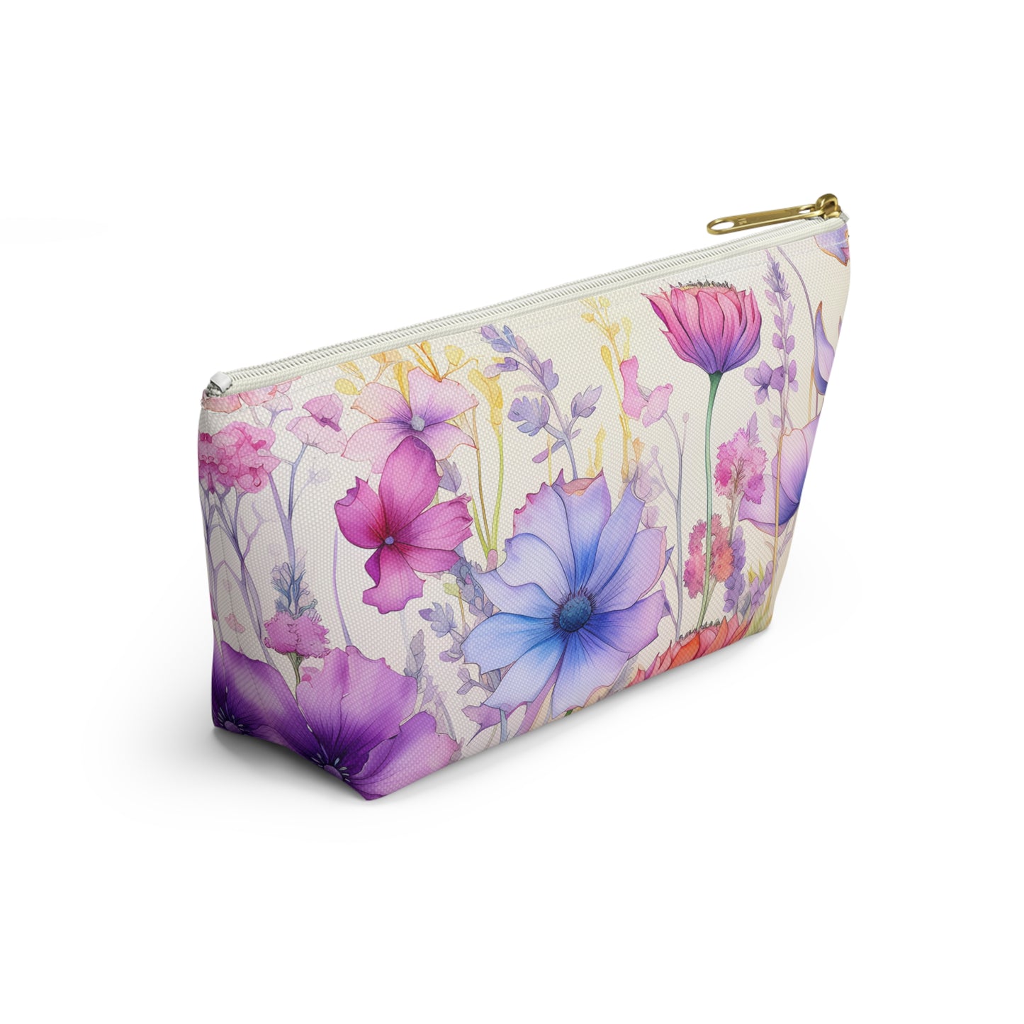 Accessory Pouch – Floral Garden Makeup Bag