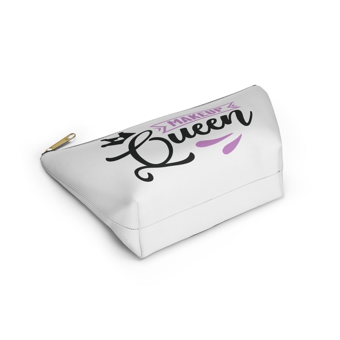 Accessory Pouch – "Makeup Queen" Purple Makeup Bag