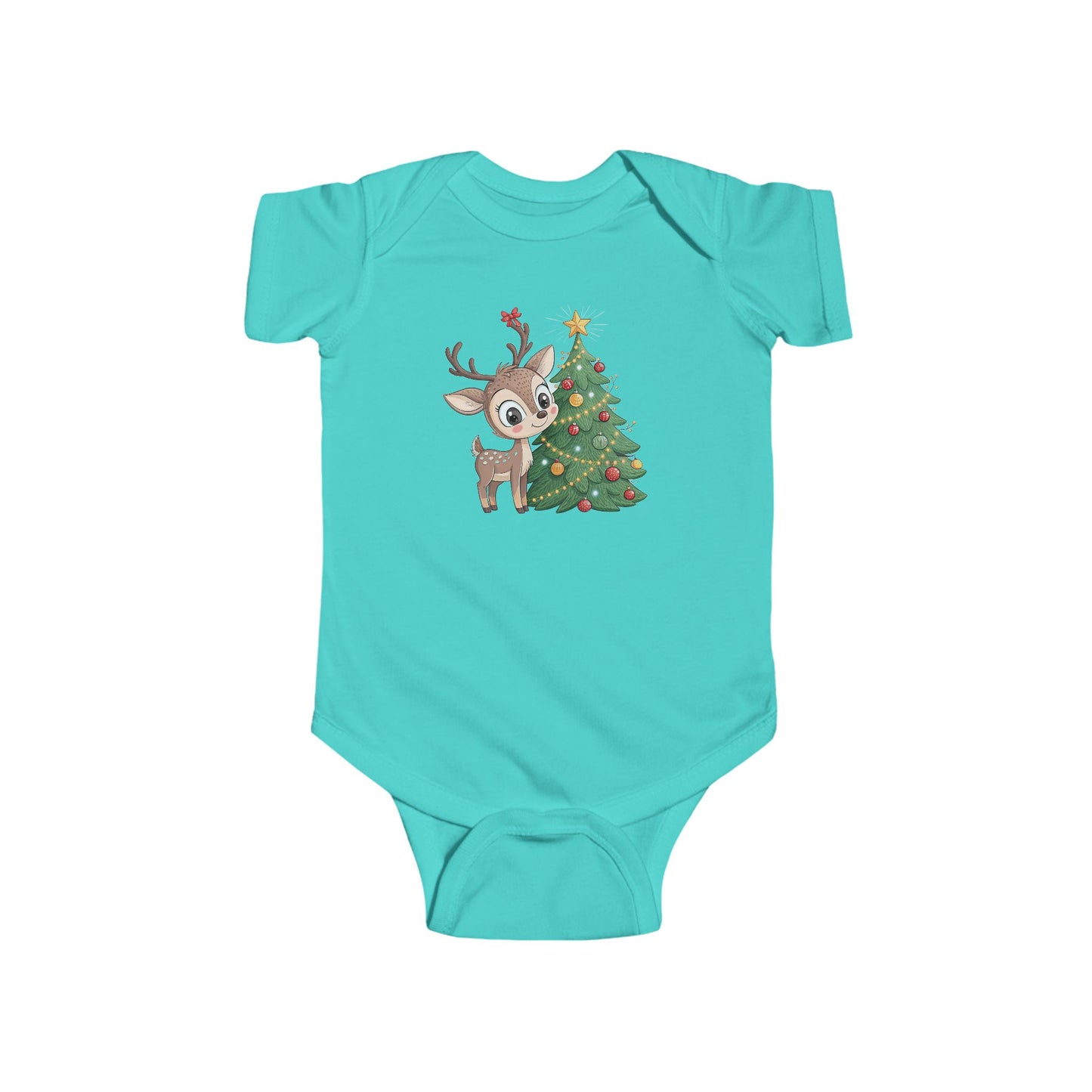 🎄 Little Reindeer Christmas Baby Onesie – Sweet Holiday Snuggle Outfit