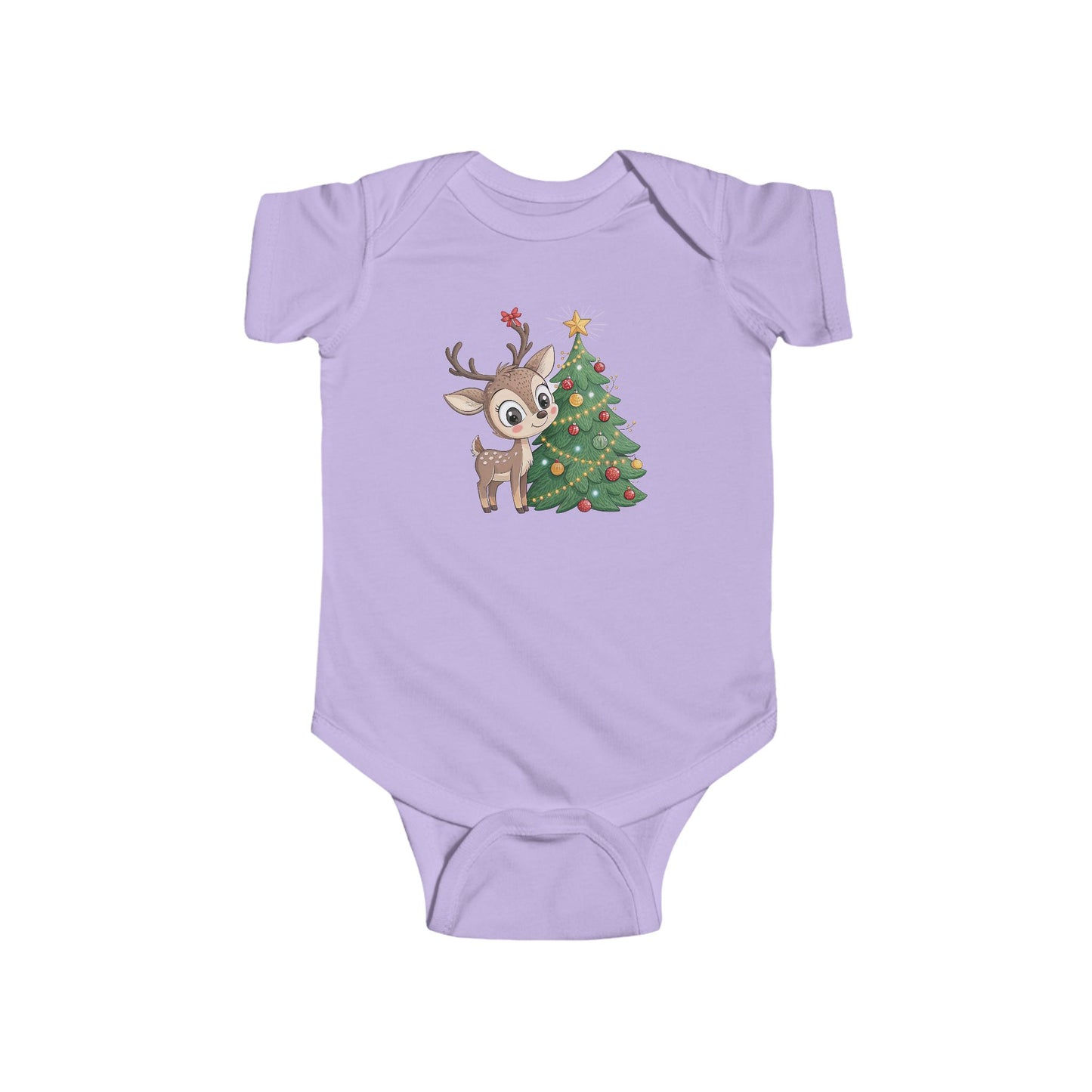 🎄 Little Reindeer Christmas Baby Onesie – Sweet Holiday Snuggle Outfit