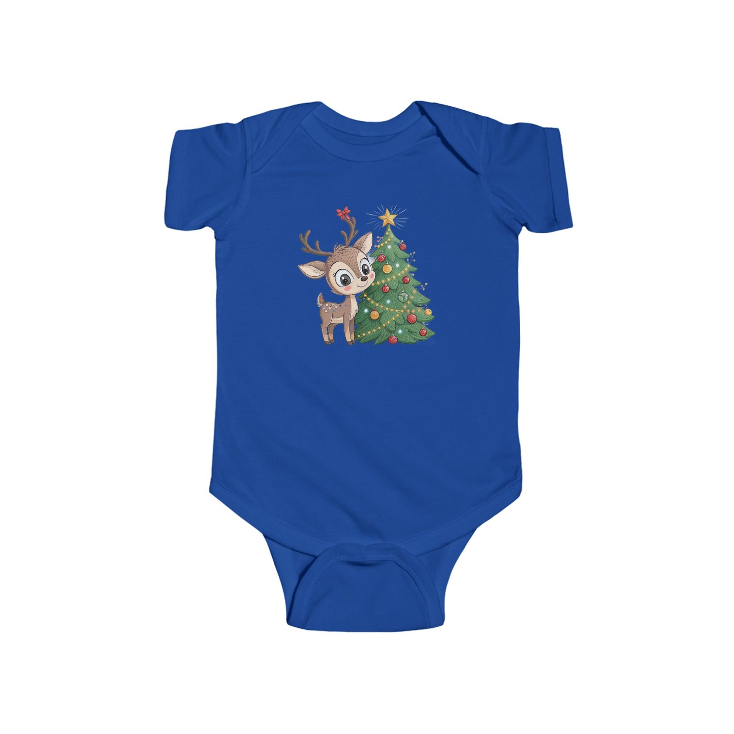 🎄 Little Reindeer Christmas Baby Onesie – Sweet Holiday Snuggle Outfit