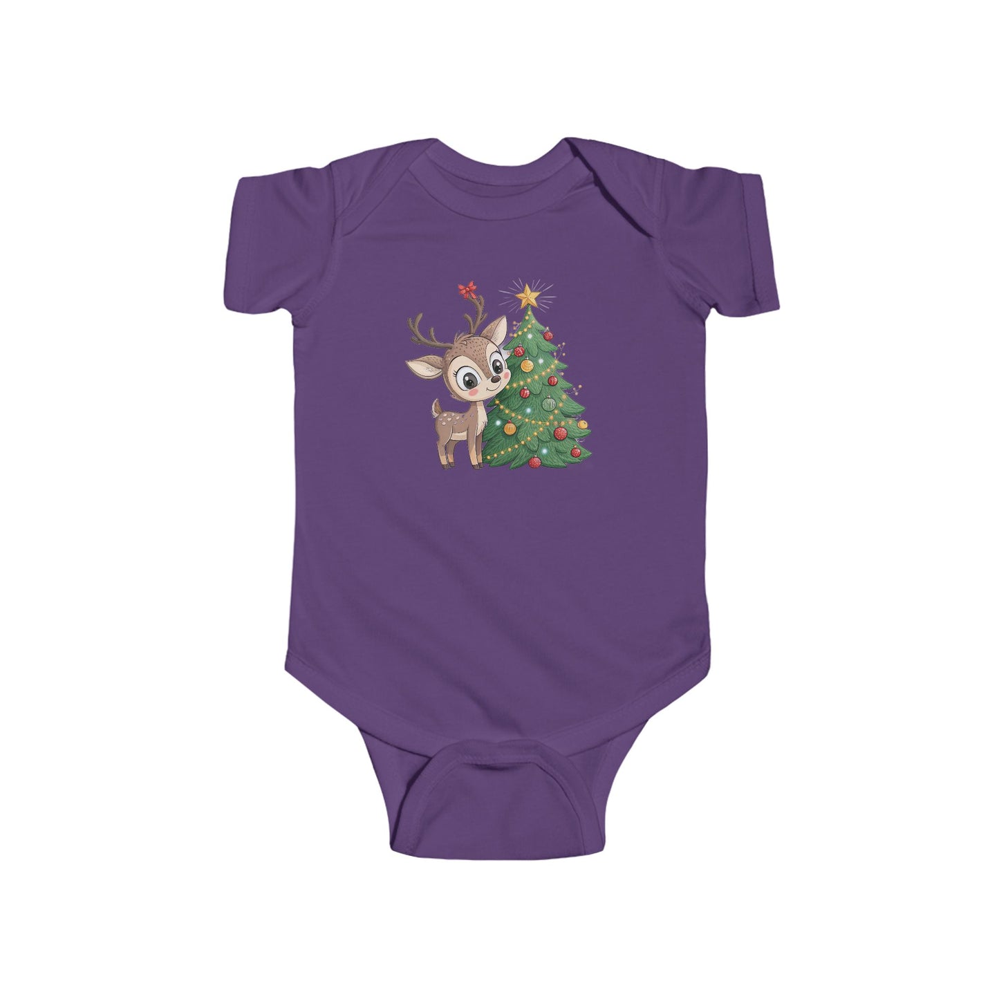 🎄 Little Reindeer Christmas Baby Onesie – Sweet Holiday Snuggle Outfit