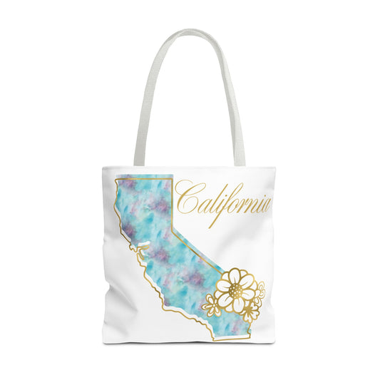 🌸 California State Floral Tote Bag – Elegant, Artistic & Practical 👜
