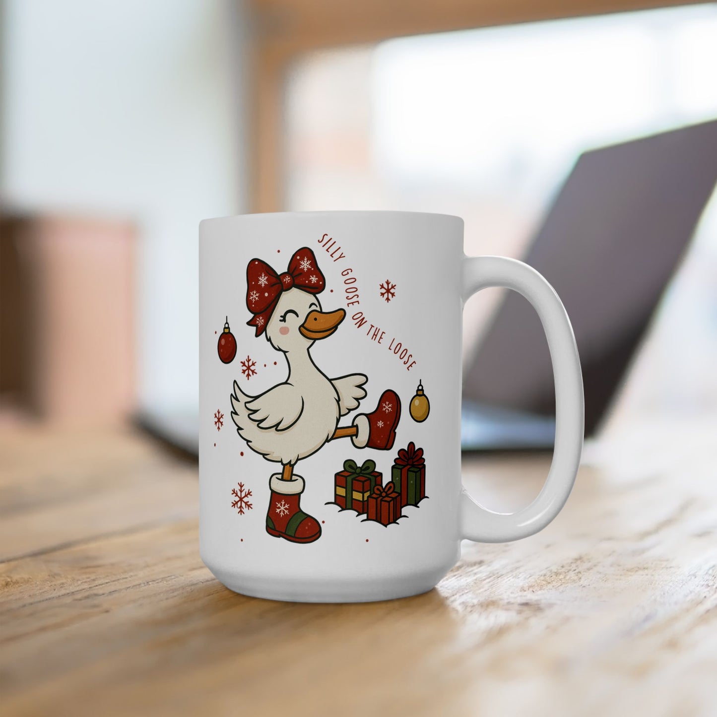 🦢🎄 Silly Goose for the Holidays – Festive Winter Cup ✨☕