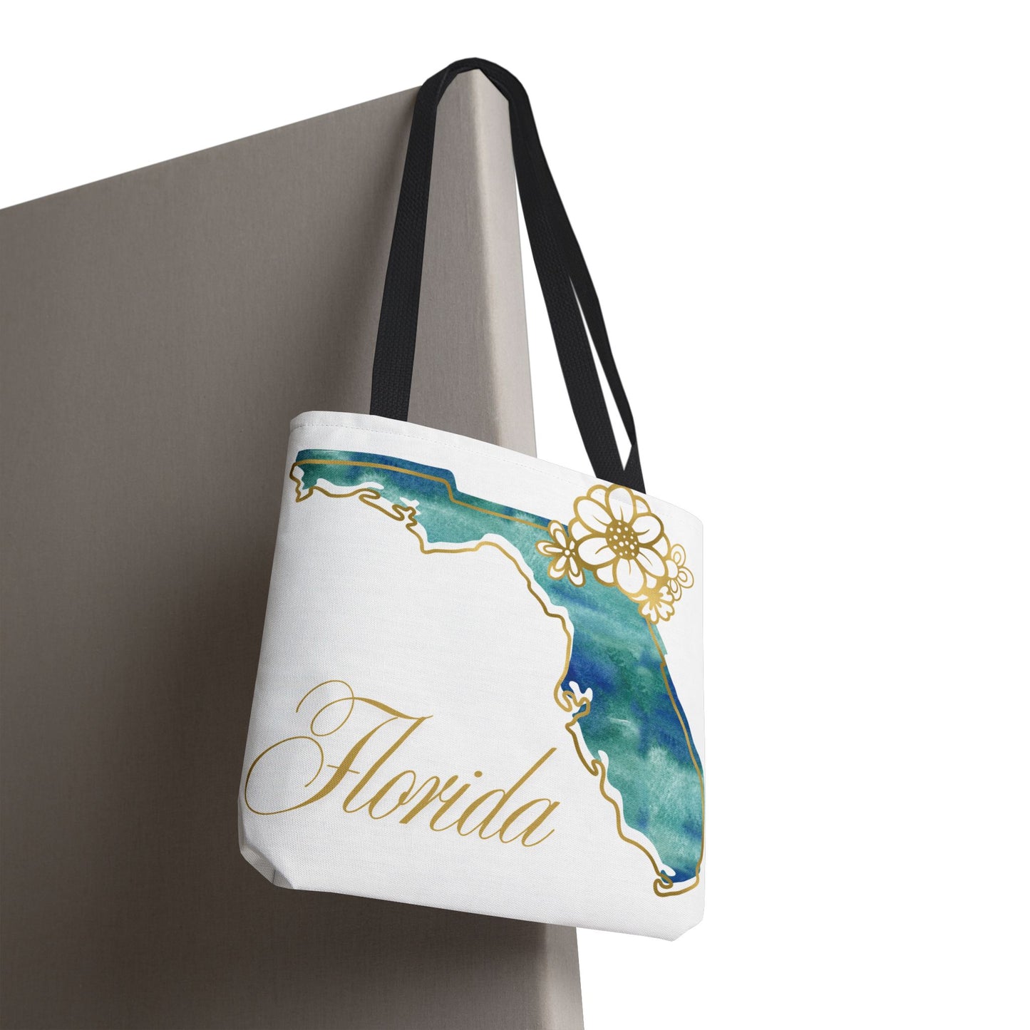 🌸 Florida State Floral Tote Bag – Elegant, Coastal & Practical 👜