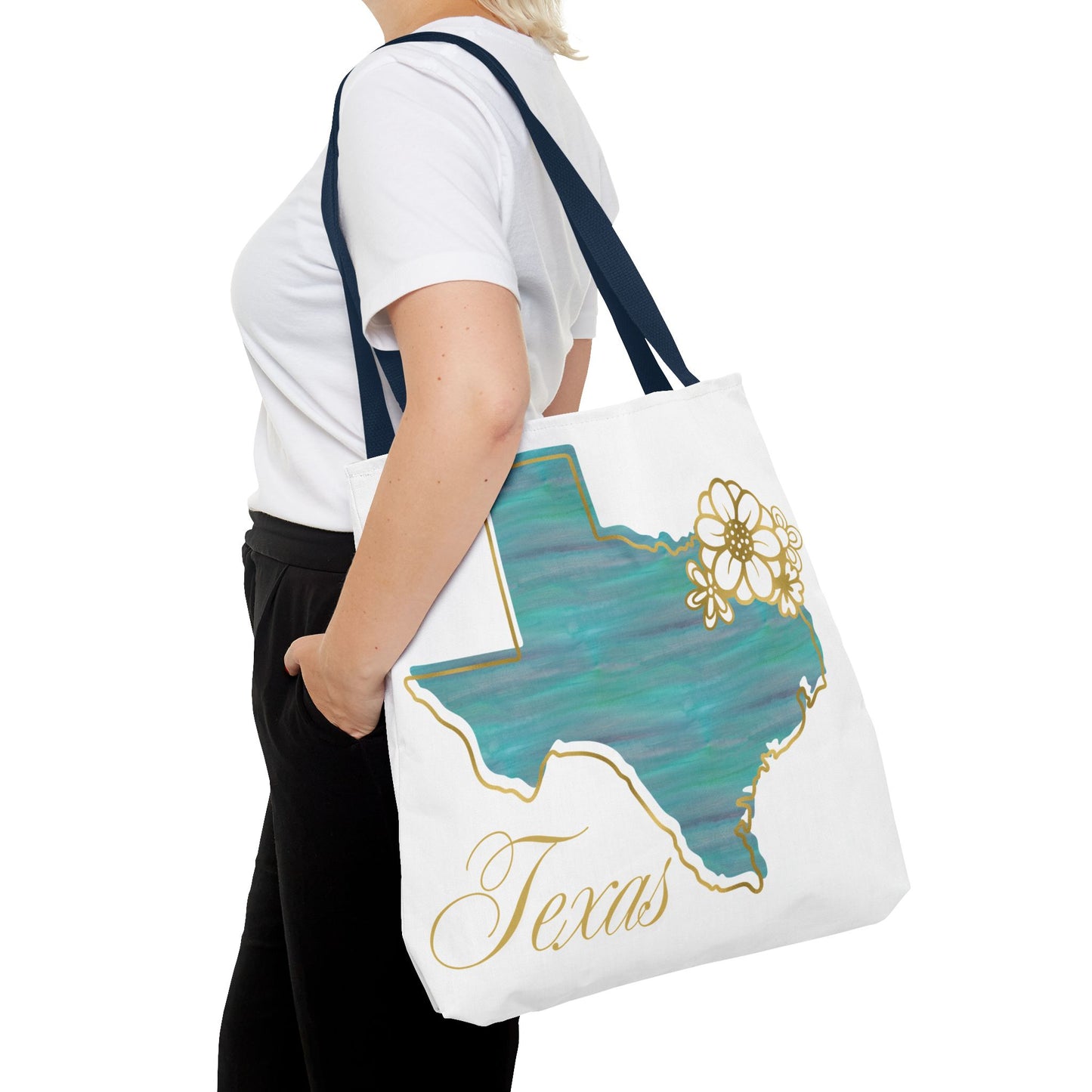 🎨 Texas State Floral Tote Bag – Elegant, Practical & Southern Charm 🌸